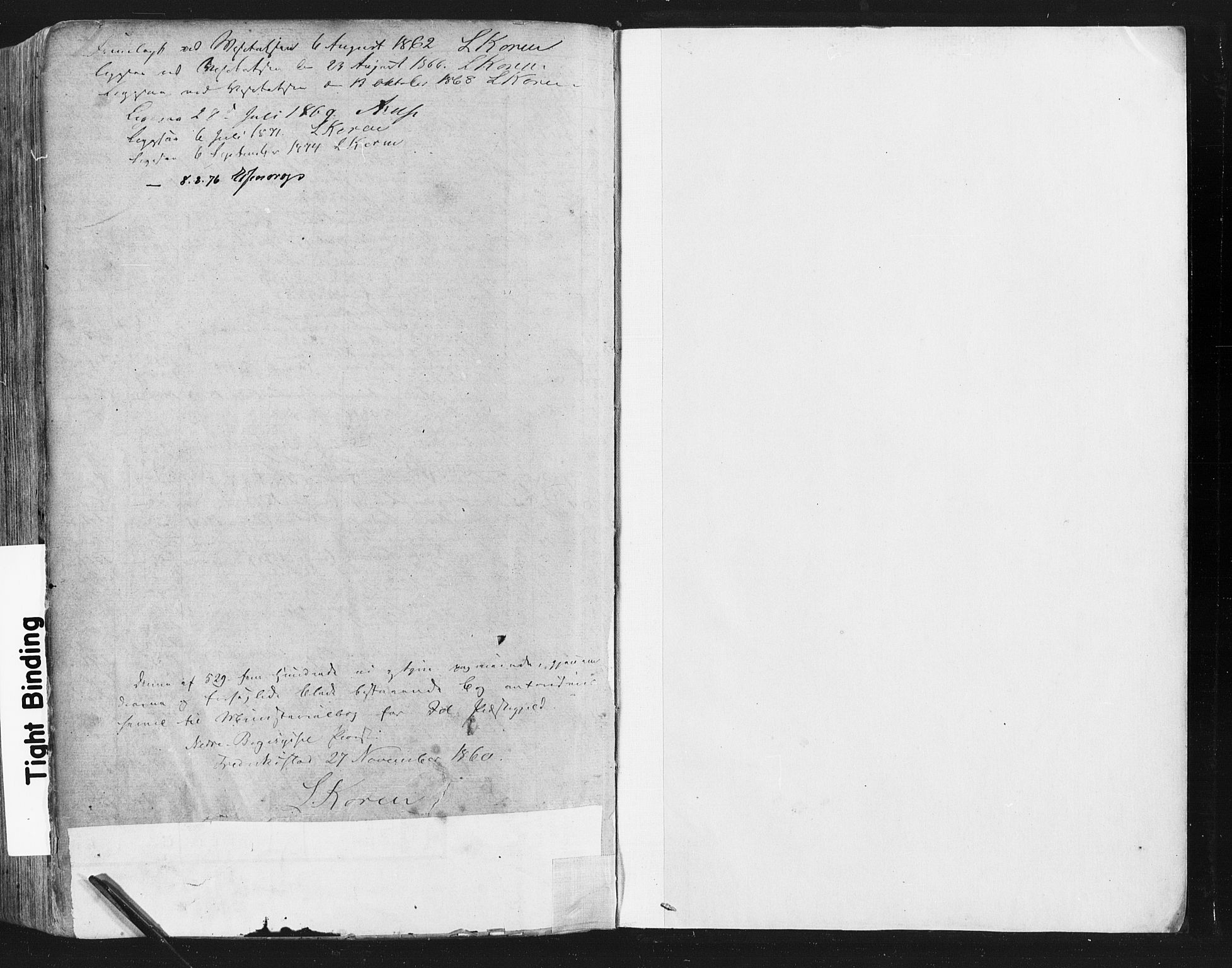 Idd prestekontor Kirkebøker, SAO/A-10911/F/Fc/L0005: Parish register (official) no. III 5, 1861-1877