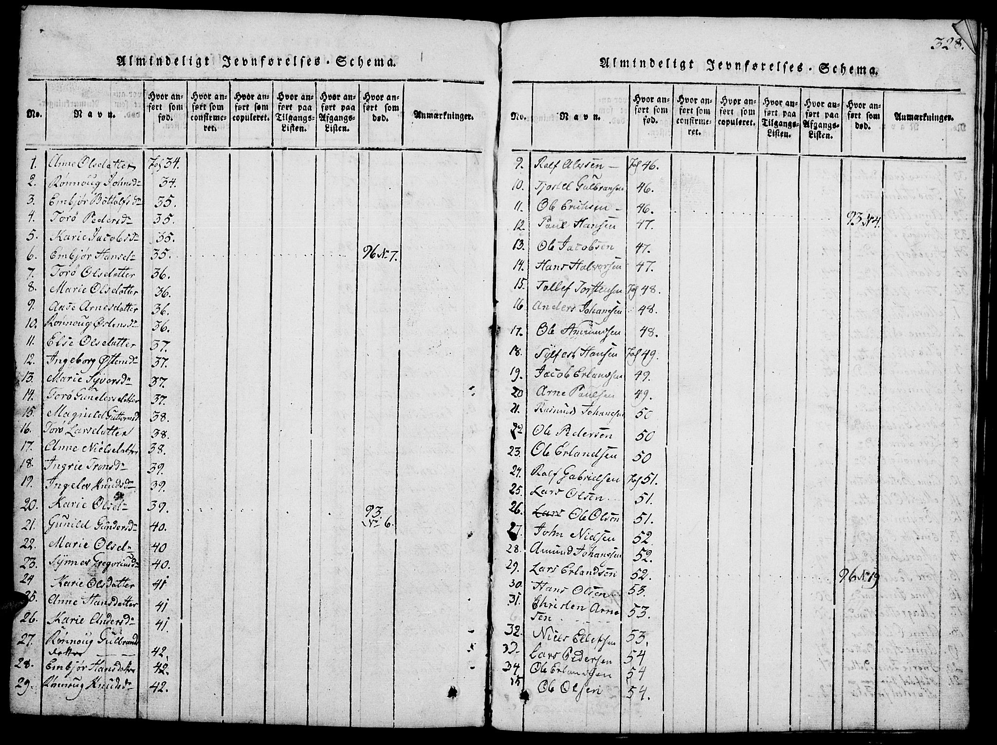 Lom prestekontor, SAH/PREST-070/L/L0001: Parish register (copy) no. 1, 1815-1836, p. 328