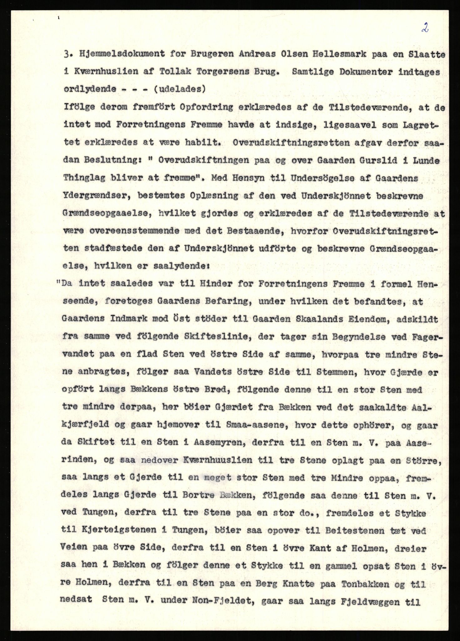 Statsarkivet i Stavanger, AV/SAST-A-101971/03/Y/Yj/L0028: Avskrifter sortert etter gårdsnavn: Gudla - Haga i Håland, 1750-1930, p. 236