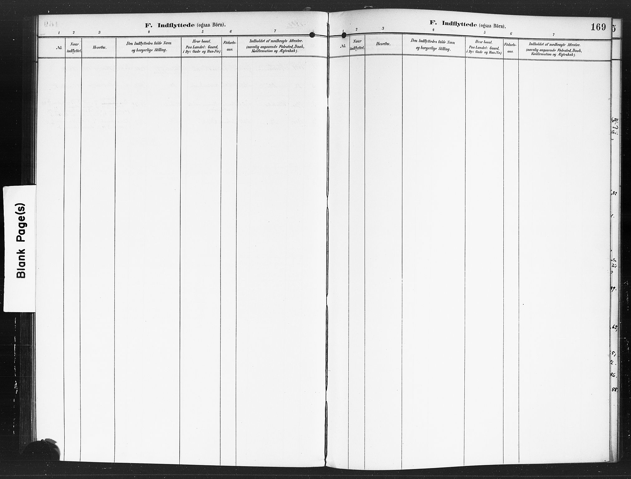 Rødenes prestekontor Kirkebøker, AV/SAO-A-2005/F/Fa/L0010: Parish register (official) no. I 10, 1890-1900, p. 169