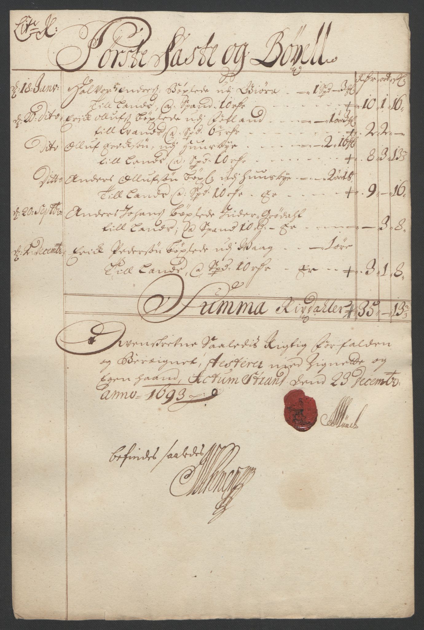 Rentekammeret inntil 1814, Reviderte regnskaper, Fogderegnskap, AV/RA-EA-4092/R56/L3735: Fogderegnskap Nordmøre, 1692-1693, p. 371
