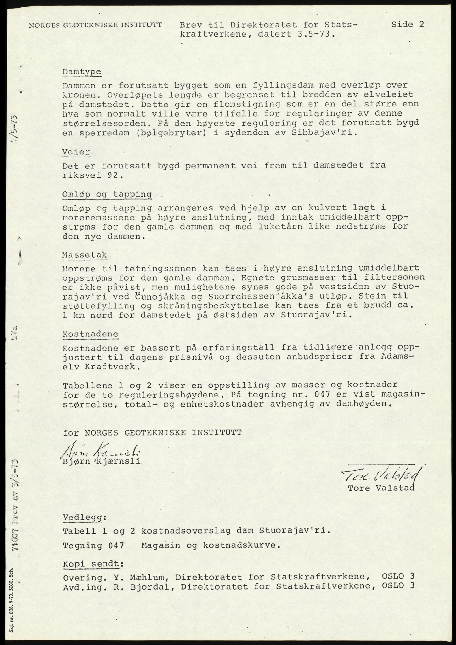 Statens forurensningstilsyn, hovedkontoret, AV/RA-S-4136/1/D/Da/L0558: Konsesjonssaker, 1975, p. 4