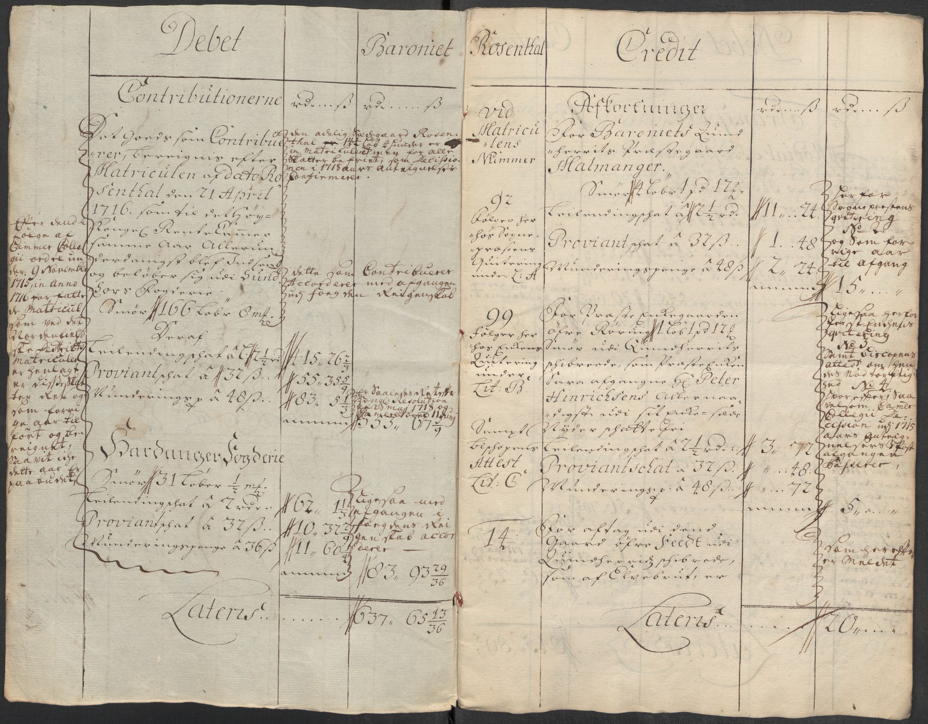 Rentekammeret inntil 1814, Reviderte regnskaper, Fogderegnskap, RA/EA-4092/R49/L3140: Fogderegnskap Rosendal Baroni, 1718-1720, p. 95