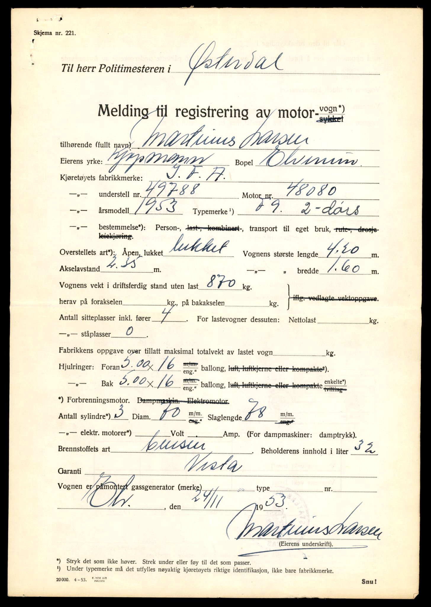 Møre og Romsdal vegkontor - Ålesund trafikkstasjon, AV/SAT-A-4099/F/Fe/L0049: Registreringskort for kjøretøy T 14864 - T 18613, 1927-1998, p. 2275
