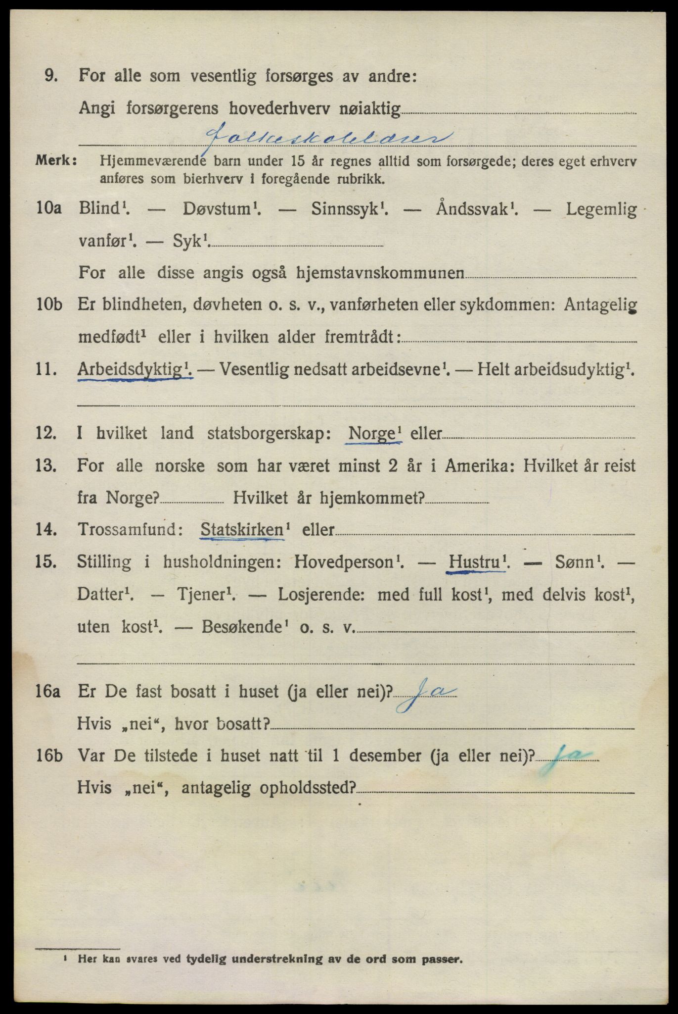 SAO, 1920 census for Kråkstad, 1920, p. 4166