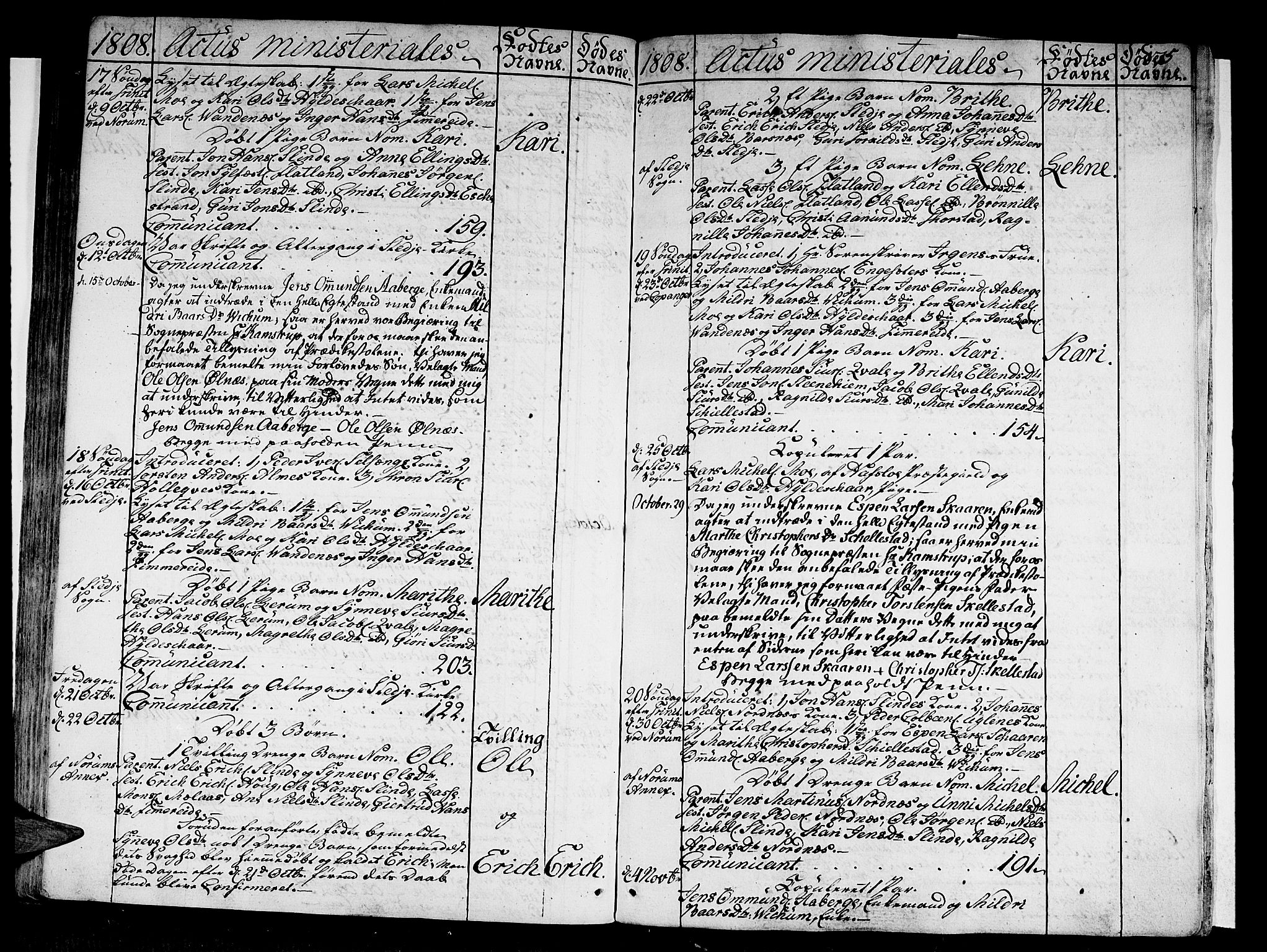 Sogndal sokneprestembete, AV/SAB-A-81301/H/Haa/Haaa/L0008: Parish register (official) no. A 8, 1795-1809, p. 175