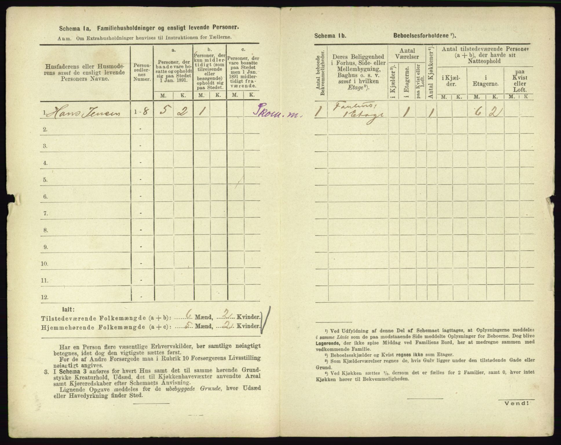 RA, 1891 census for 0604 Kongsberg, 1891, p. 1224