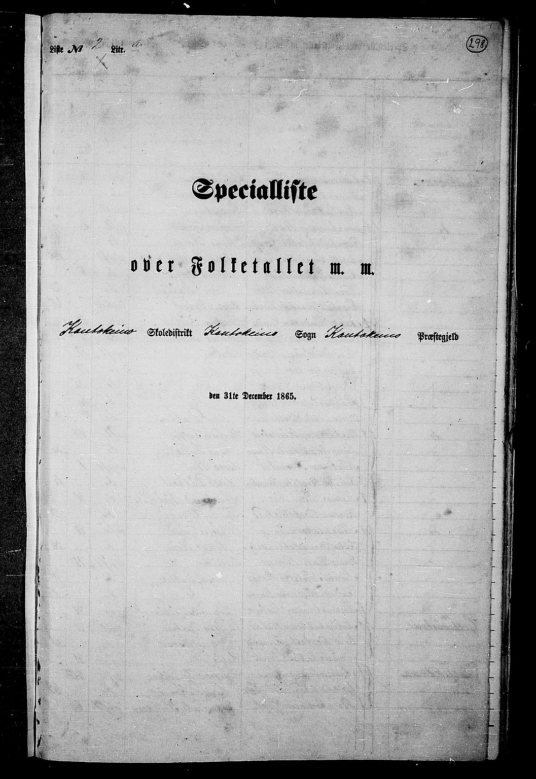 RA, 1865 census for Kautokeino, 1865, p. 17