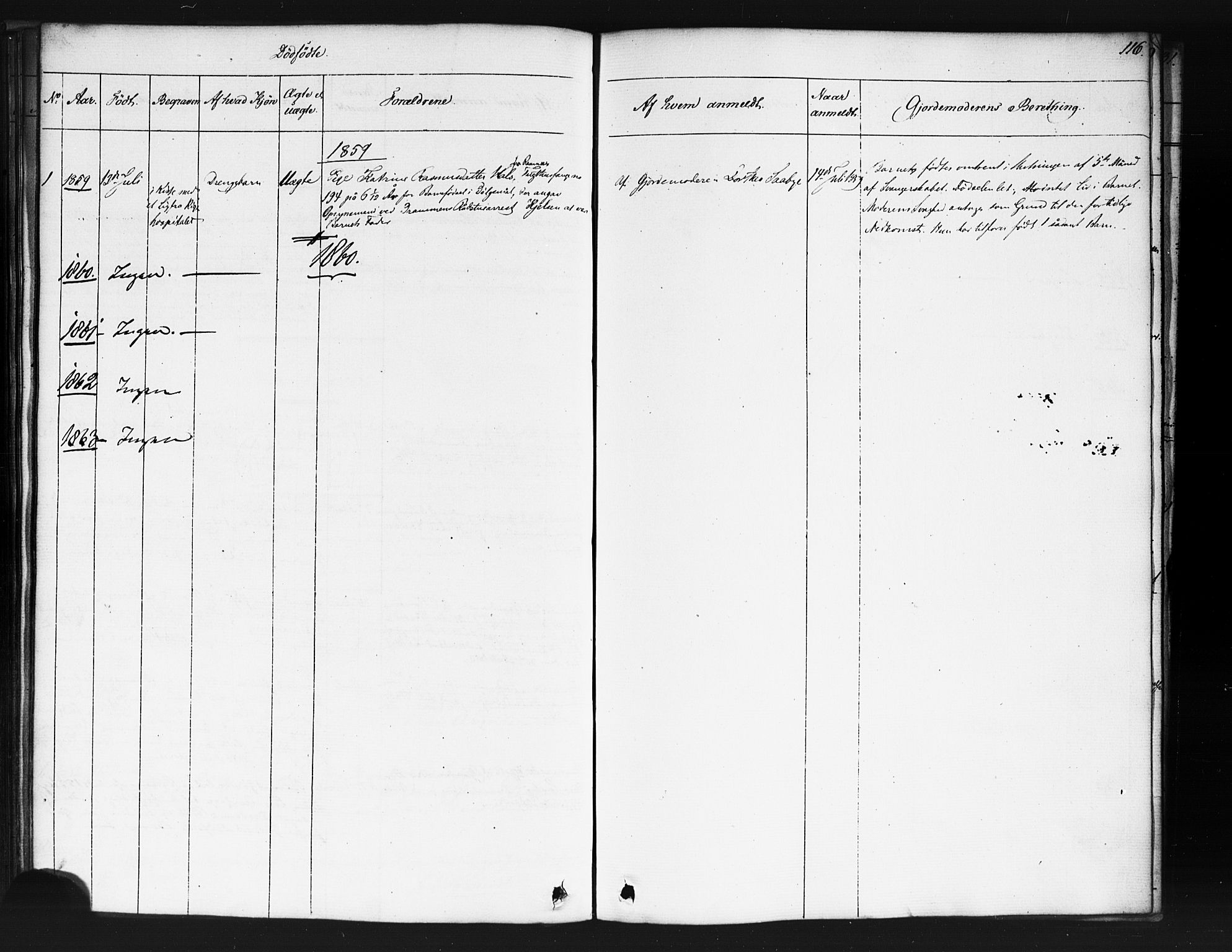 Kristiania tukthusprest Kirkebøker, SAO/A-10881/F/Fa/L0003: Parish register (official) no. 3, 1831-1865, p. 116