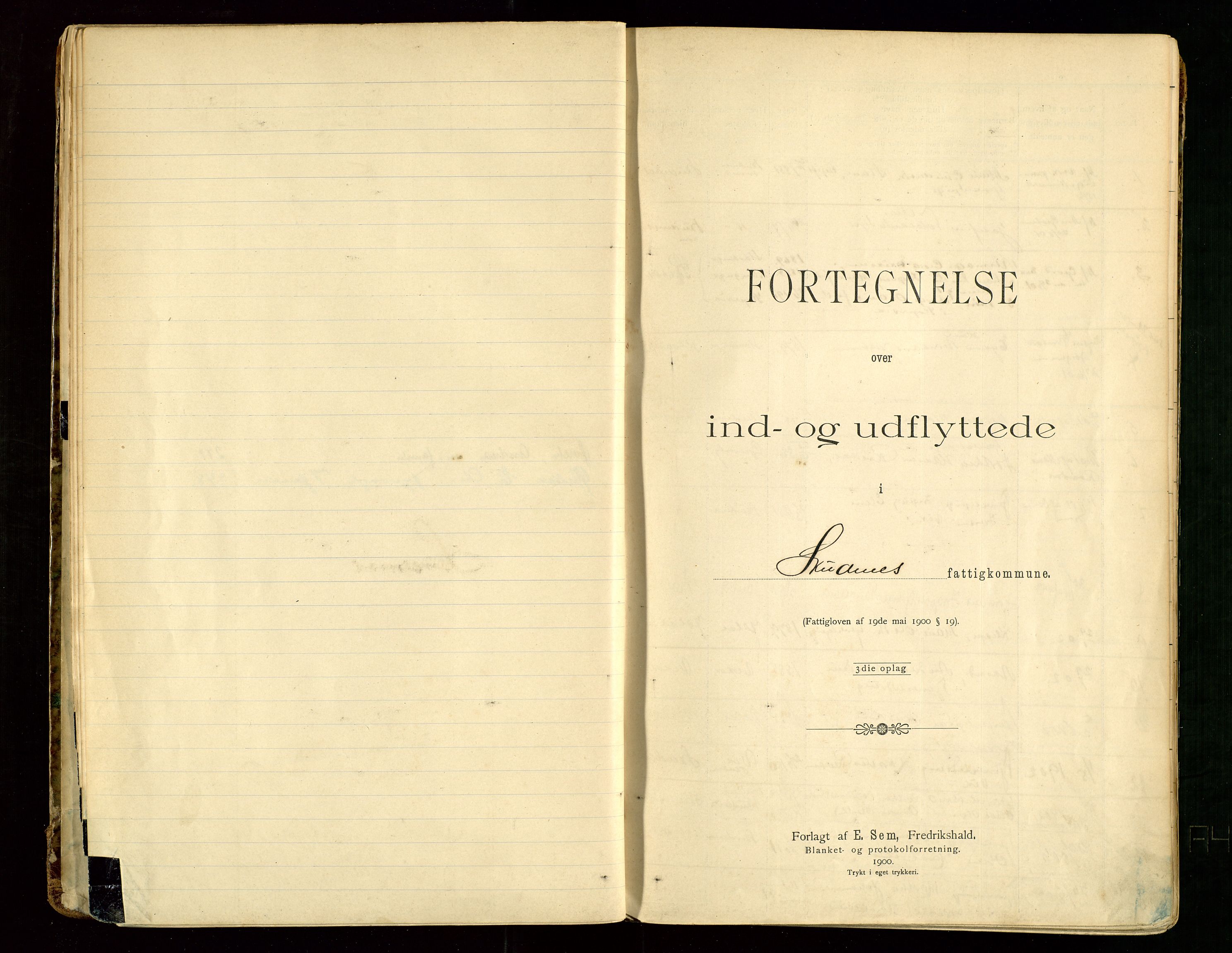 Skudenes lensmannskontor, SAST/A-100444/Gw/L0003: "Fortegnelse over inn- og utflyttede i Aakre fattigkommune", 1901-1943, p. 26