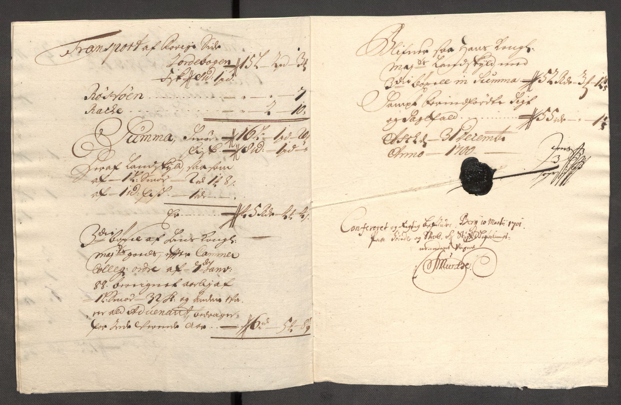 Rentekammeret inntil 1814, Reviderte regnskaper, Fogderegnskap, AV/RA-EA-4092/R53/L3425: Fogderegnskap Sunn- og Nordfjord, 1700-1701, p. 196