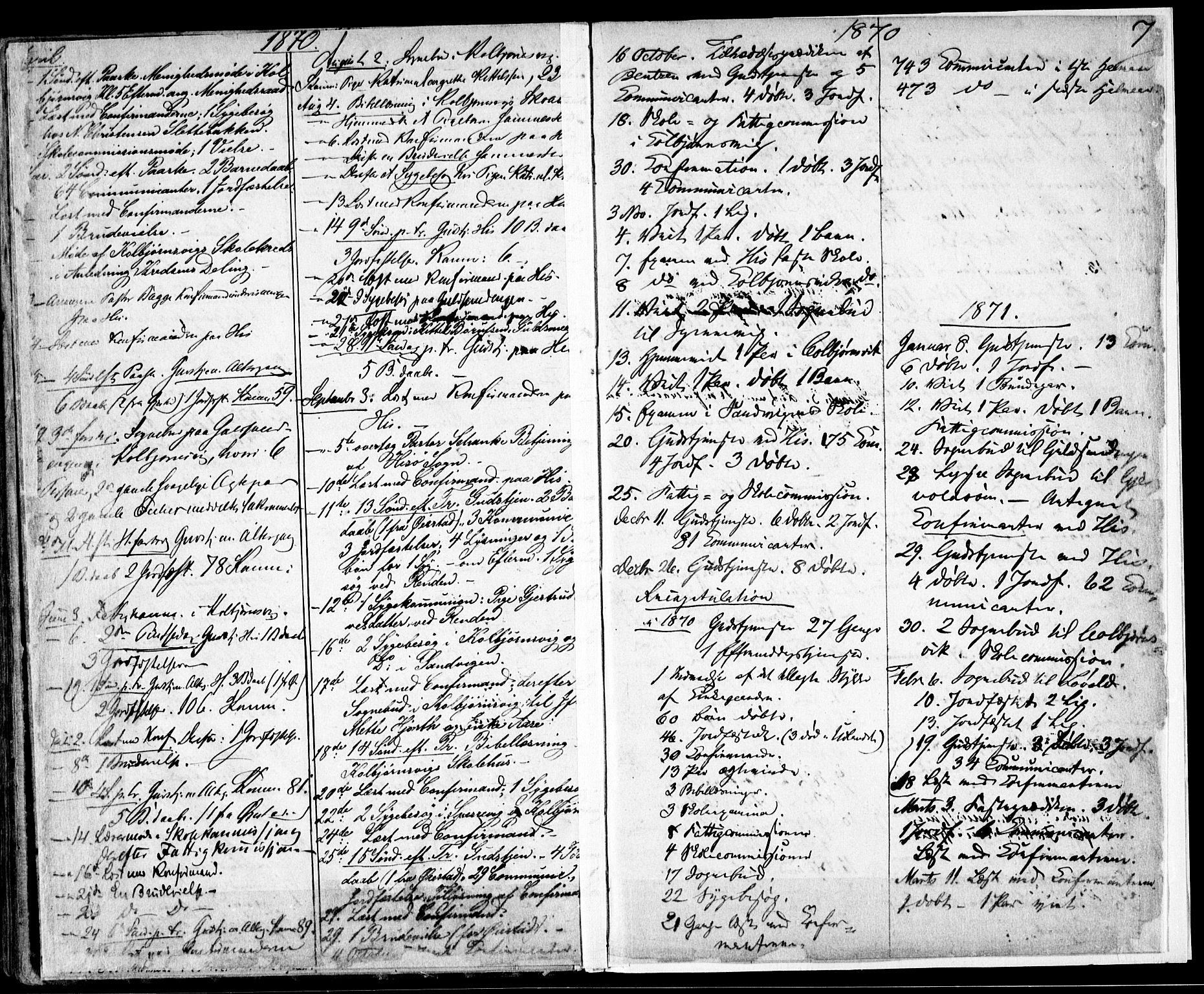 Hisøy sokneprestkontor, AV/SAK-1111-0020/F/Fa/L0001: Parish register (official) no. A 1, 1849-1871