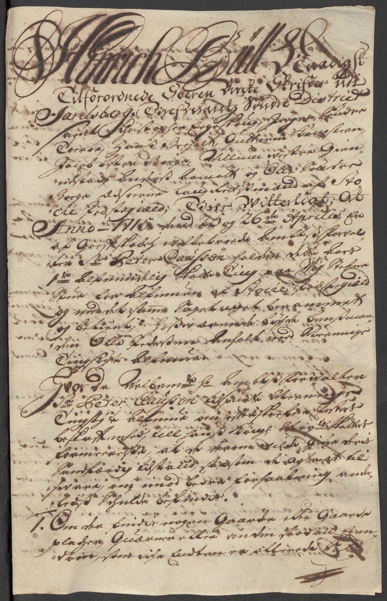 Rentekammeret inntil 1814, Reviderte regnskaper, Fogderegnskap, RA/EA-4092/R32/L1879: Fogderegnskap Jarlsberg grevskap, 1714-1715, p. 384