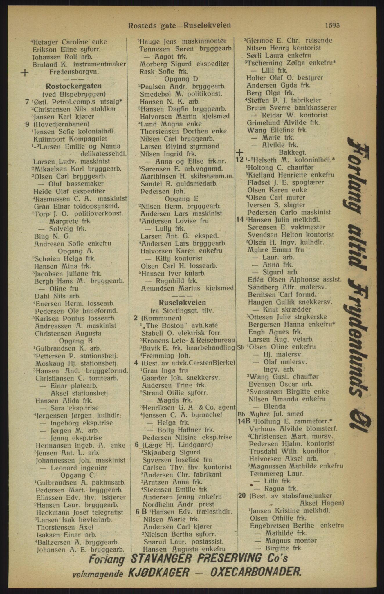 Kristiania/Oslo adressebok, PUBL/-, 1915, p. 1593