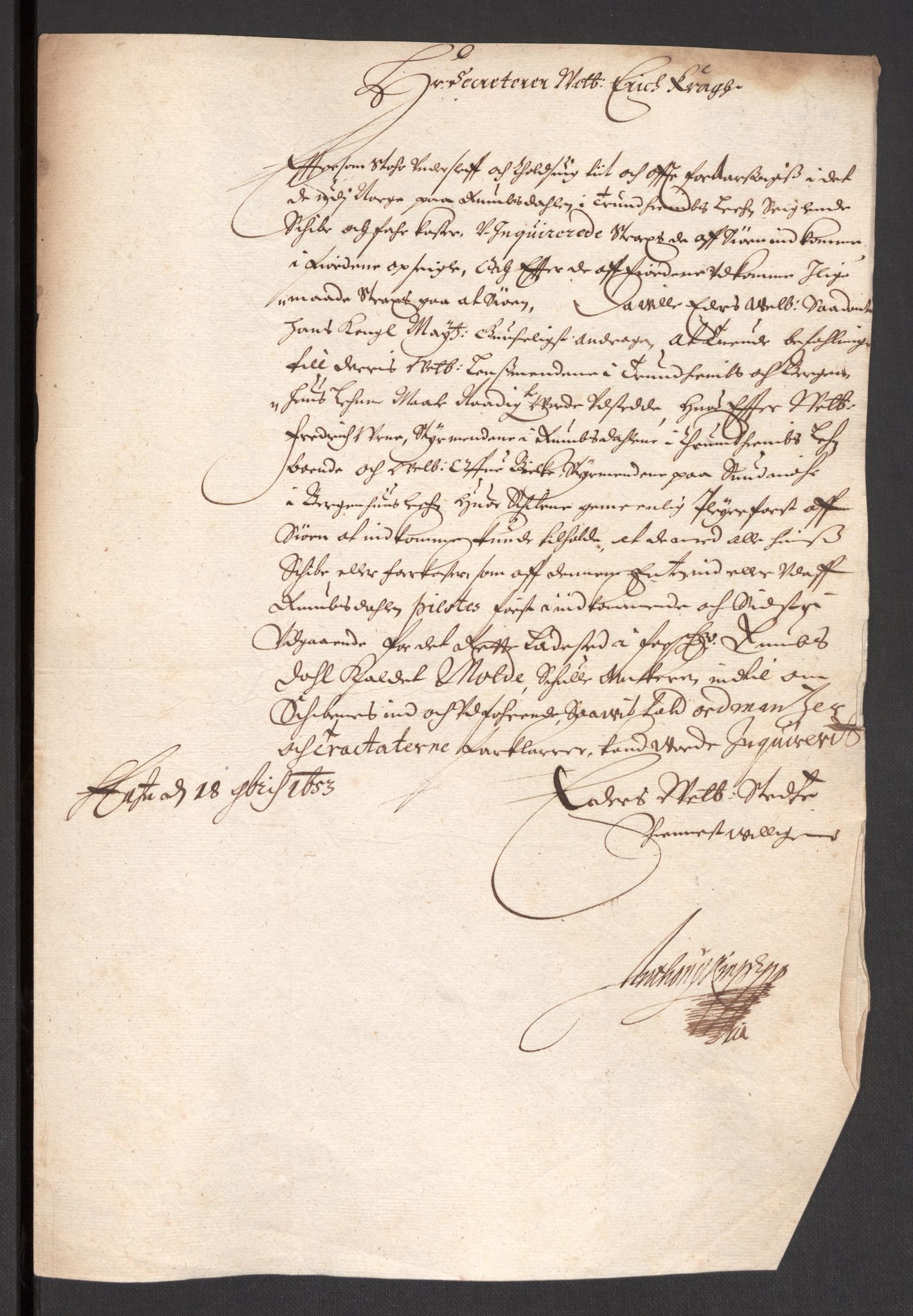 Danske Kanselli 1572-1799, AV/RA-EA-3023/F/Fc/Fcc/Fcca/L0015: Norske innlegg 1572-1799, 1653-1655, p. 25