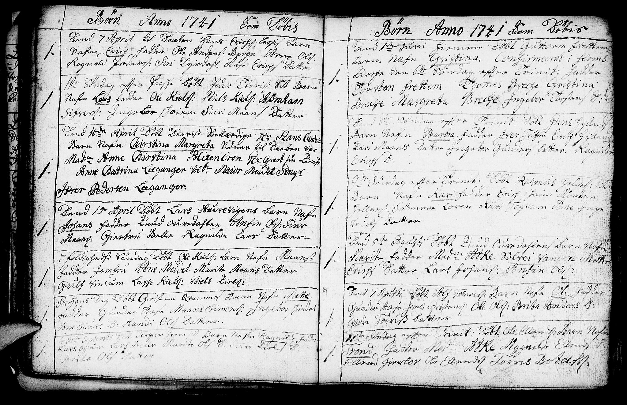 Aurland sokneprestembete, AV/SAB-A-99937/H/Ha/Haa/L0003: Parish register (official) no. A 3, 1735-1761, p. 29