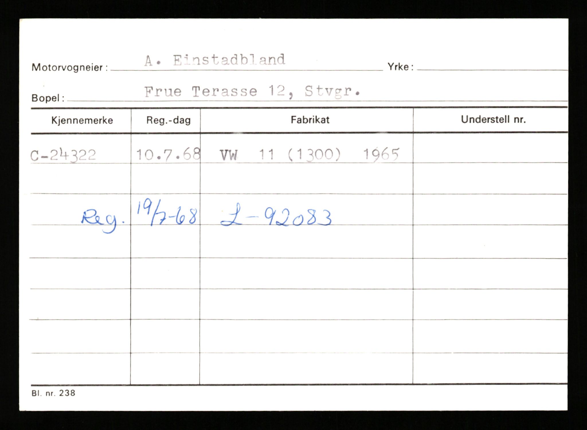 Stavanger trafikkstasjon, AV/SAST-A-101942/0/G/L0005: Registreringsnummer: 23000 - 34245, 1930-1971, p. 349