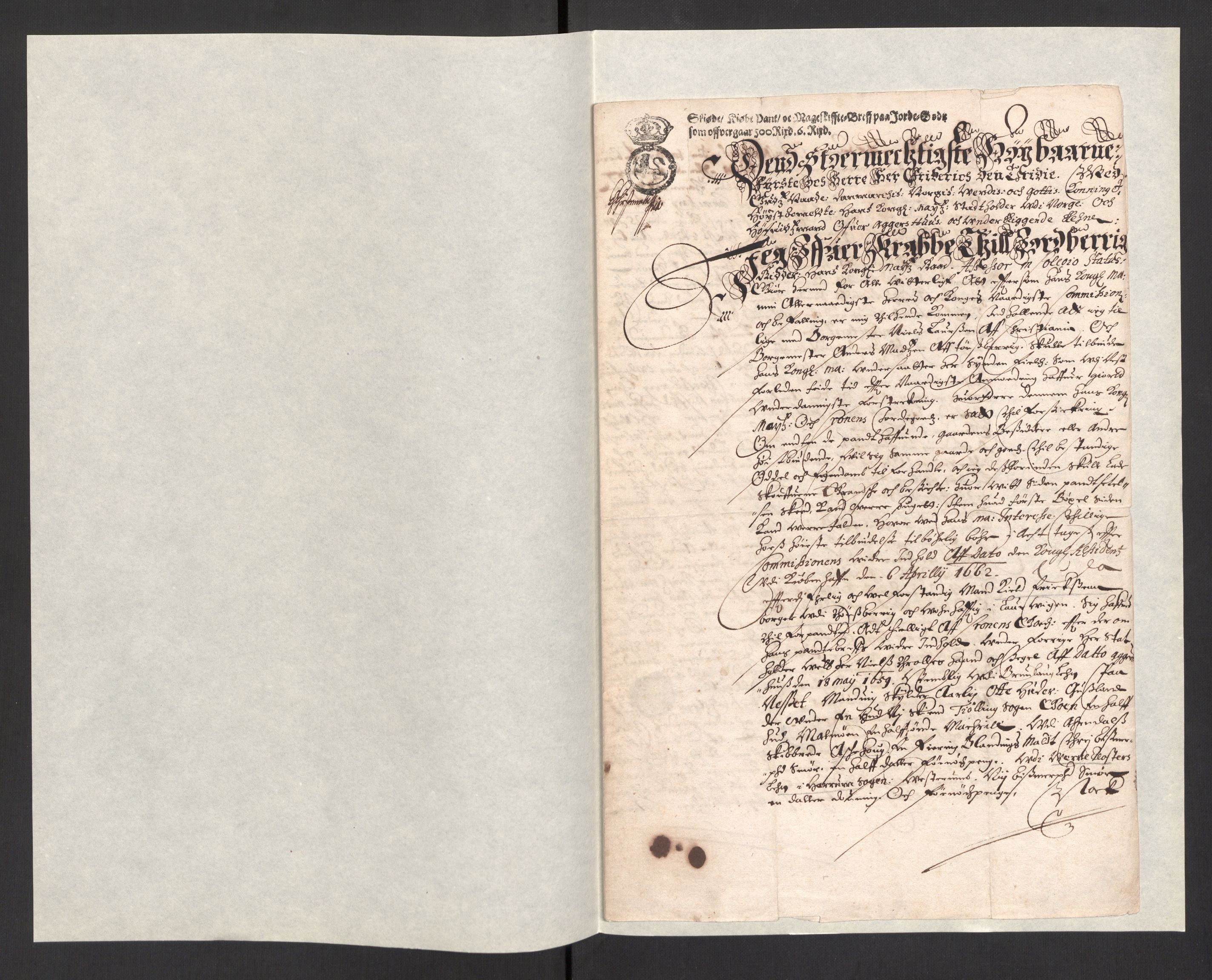 Rentekammeret, Kammerkanselliet, AV/RA-EA-3111/G/Gg/Ggj/Ggja/L0001a: Skjøter utstedt av myndigheter i Norge og senere ombyttet med kongelige konfirmasjonsskjøter, 1663-1669, p. 124