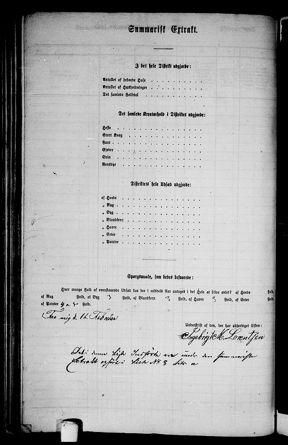 RA, 1865 census for Vefsn, 1865, p. 174