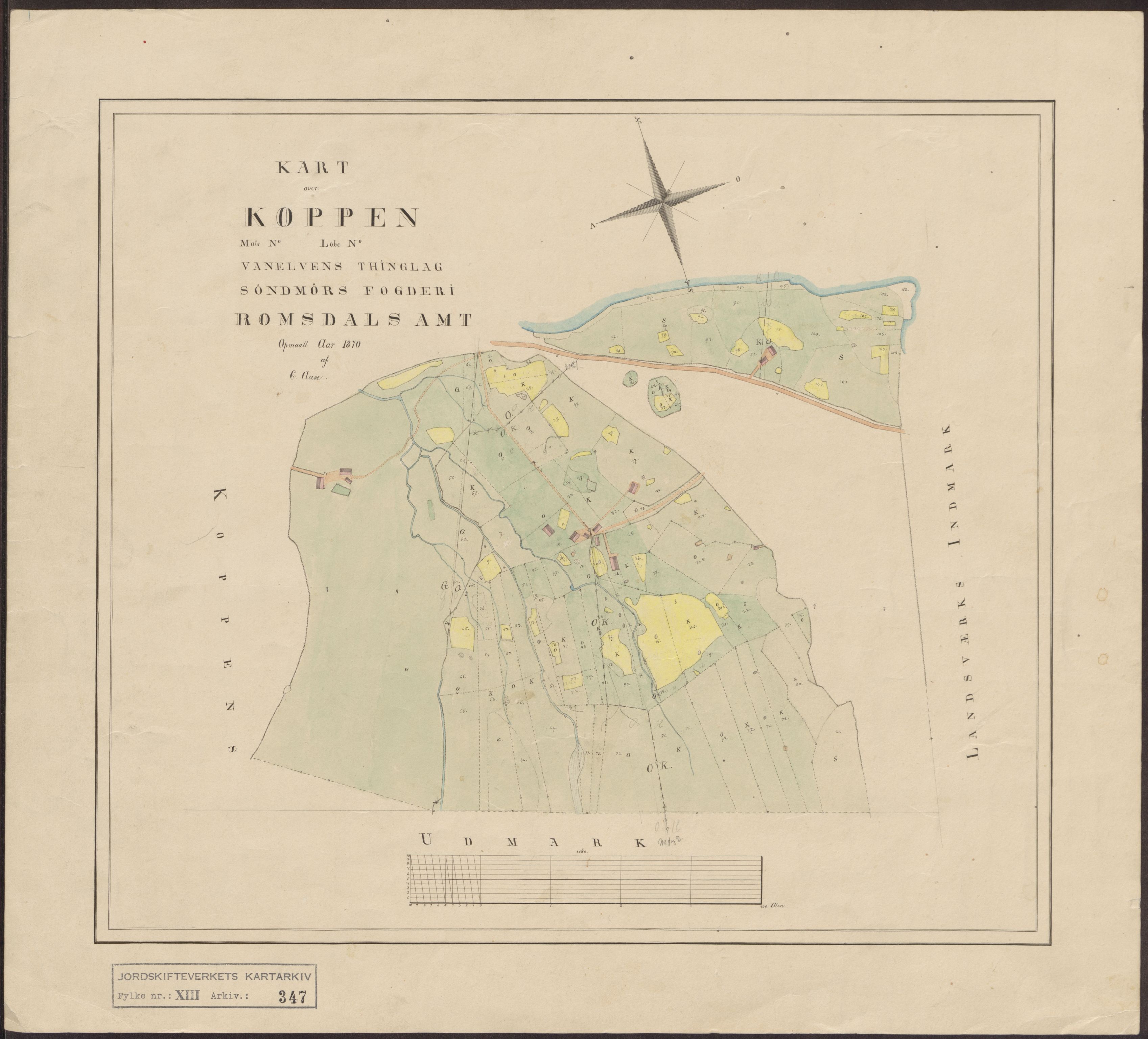 Jordskifteverkets kartarkiv, AV/RA-S-3929/T, 1859-1988, p. 487