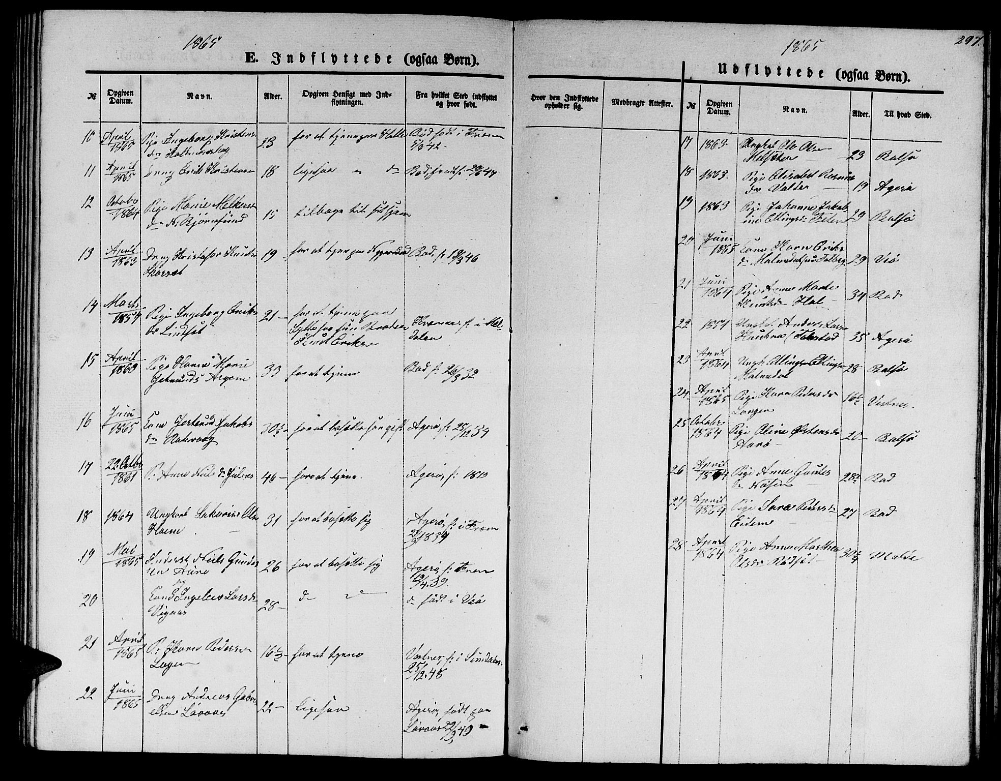 Ministerialprotokoller, klokkerbøker og fødselsregistre - Møre og Romsdal, SAT/A-1454/565/L0753: Parish register (copy) no. 565C02, 1845-1870, p. 296