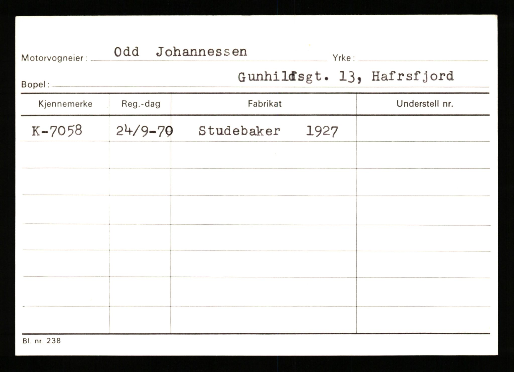 Stavanger trafikkstasjon, AV/SAST-A-101942/0/G/L0002: Registreringsnummer: 5791 - 10405, 1930-1971, p. 599