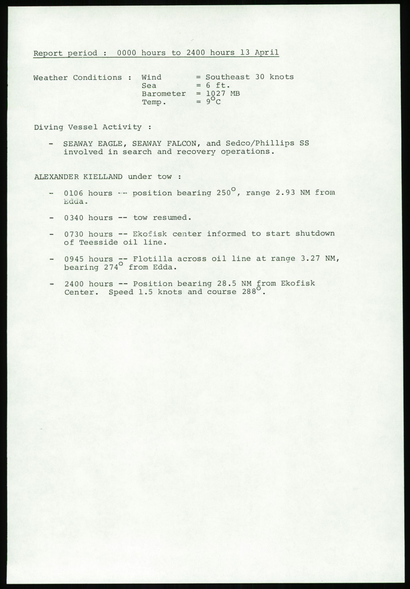 Justisdepartementet, Granskningskommisjonen ved Alexander Kielland-ulykken 27.3.1980, AV/RA-S-1165/D/L0017: P Hjelpefartøy (Doku.liste + P1-P6 av 6)/Q Hovedredningssentralen (Q0-Q27 av 27), 1980-1981, p. 123