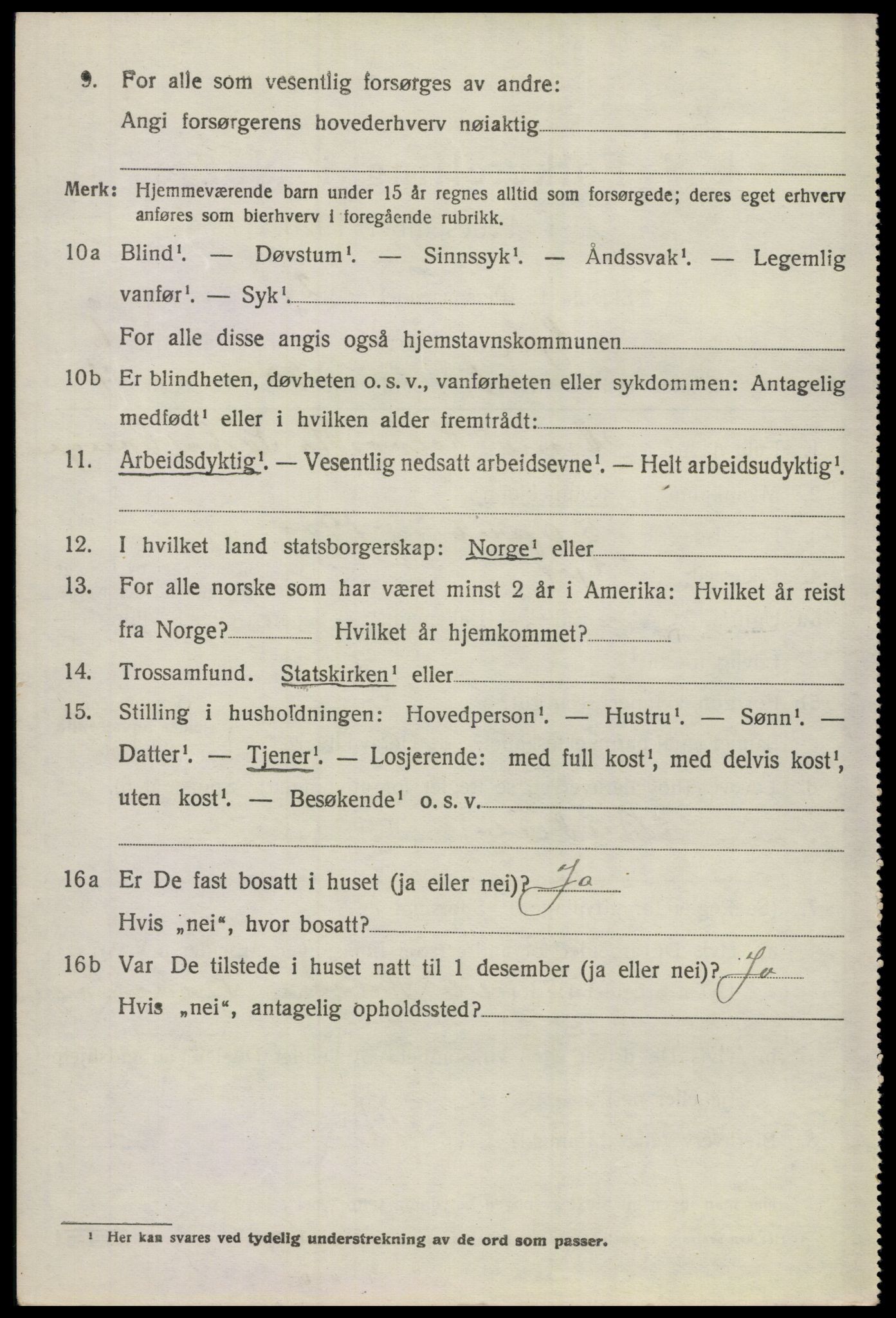 SAKO, 1920 census for Gol, 1920, p. 4579