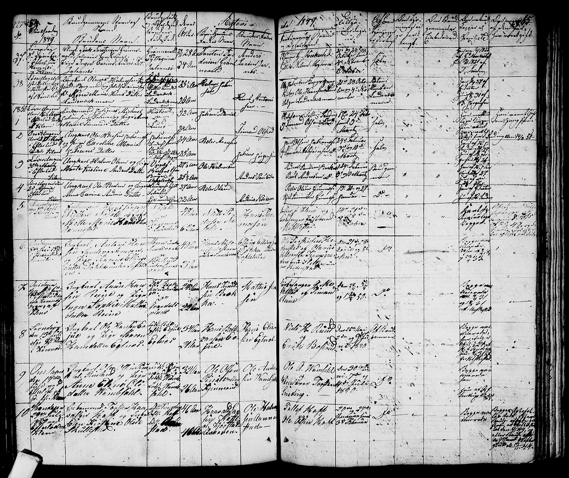 Sandsvær kirkebøker, AV/SAKO-A-244/G/Ga/L0004: Parish register (copy) no. I 4, 1840-1856, p. 227