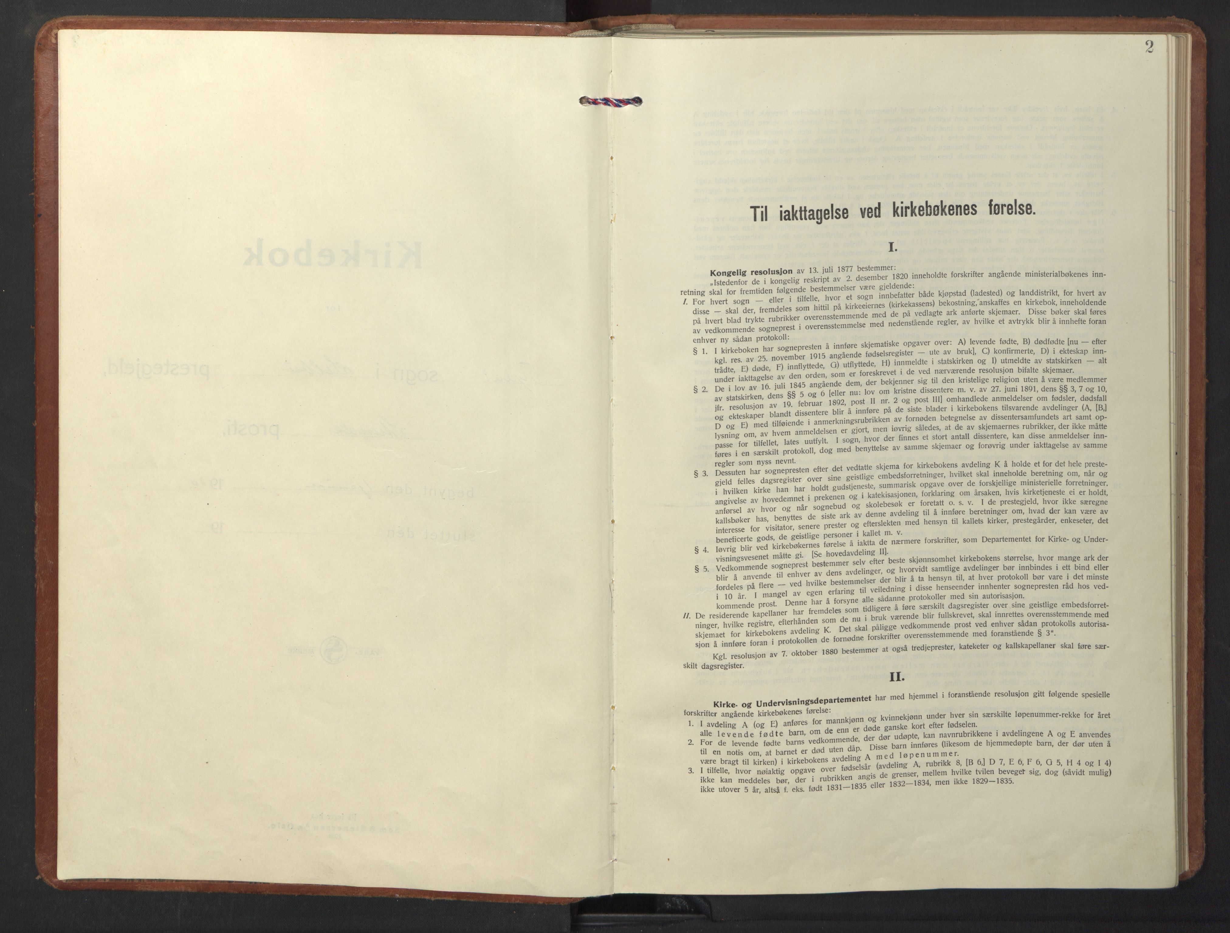 Ministerialprotokoller, klokkerbøker og fødselsregistre - Sør-Trøndelag, AV/SAT-A-1456/698/L1169: Parish register (copy) no. 698C06, 1930-1949, p. 2