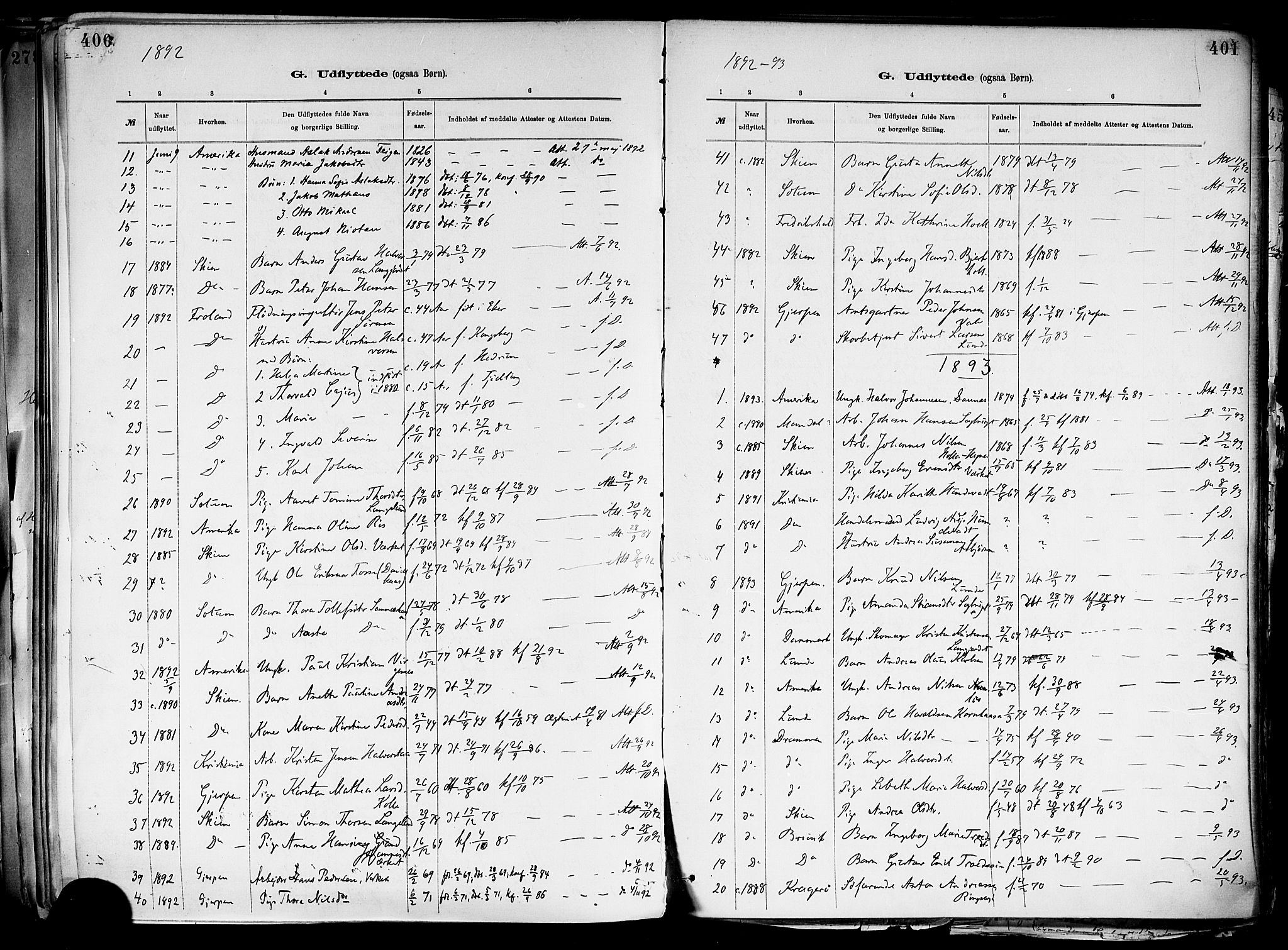 Holla kirkebøker, SAKO/A-272/F/Fa/L0008: Parish register (official) no. 8, 1882-1897, p. 401