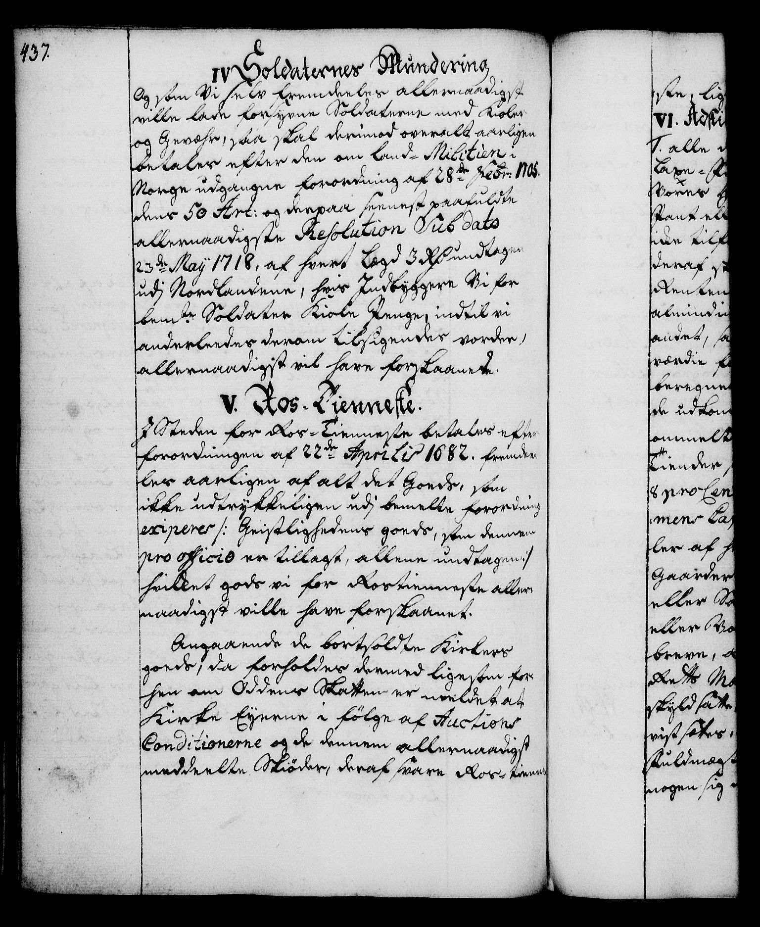 Rentekammeret, Kammerkanselliet, AV/RA-EA-3111/G/Gg/Gga/L0005: Norsk ekspedisjonsprotokoll med register (merket RK 53.5), 1741-1749, p. 437