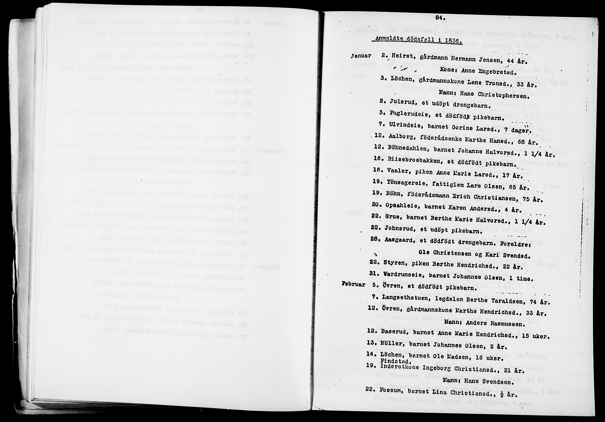 Eidsvoll prestekontor Kirkebøker, SAO/A-10888/O/Oa/L0005: Other parish register no. 5, 1815-1865, p. 84