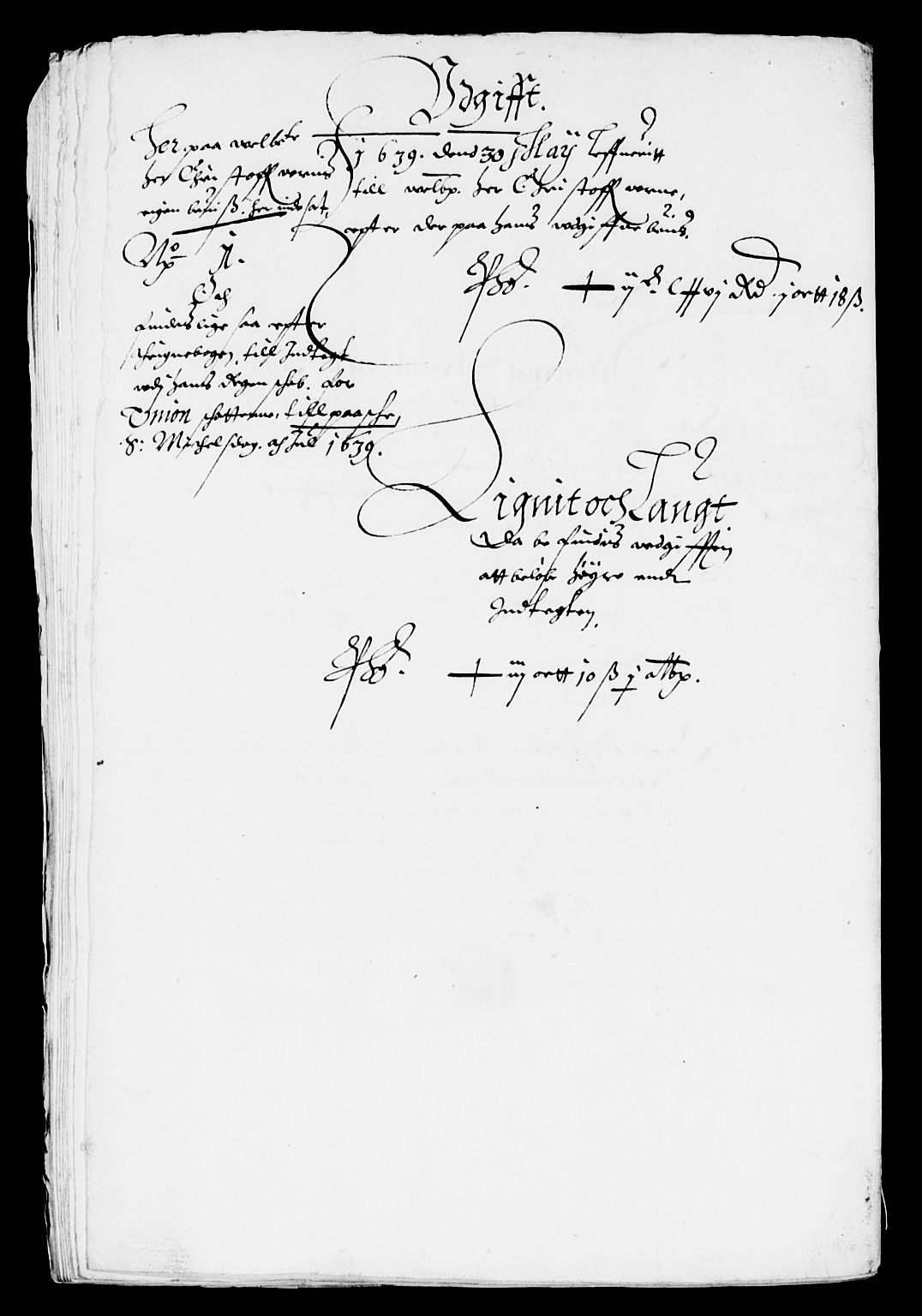 Rentekammeret inntil 1814, Reviderte regnskaper, Lensregnskaper, AV/RA-EA-5023/R/Rb/Rbn/L0002: Numedal og Sandsvær len, 1638-1643