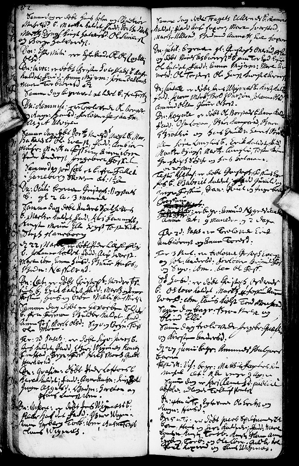 Aurskog prestekontor Kirkebøker, SAO/A-10304a/F/Fa/L0001: Parish register (official) no. I 1, 1707-1735, p. 52-53