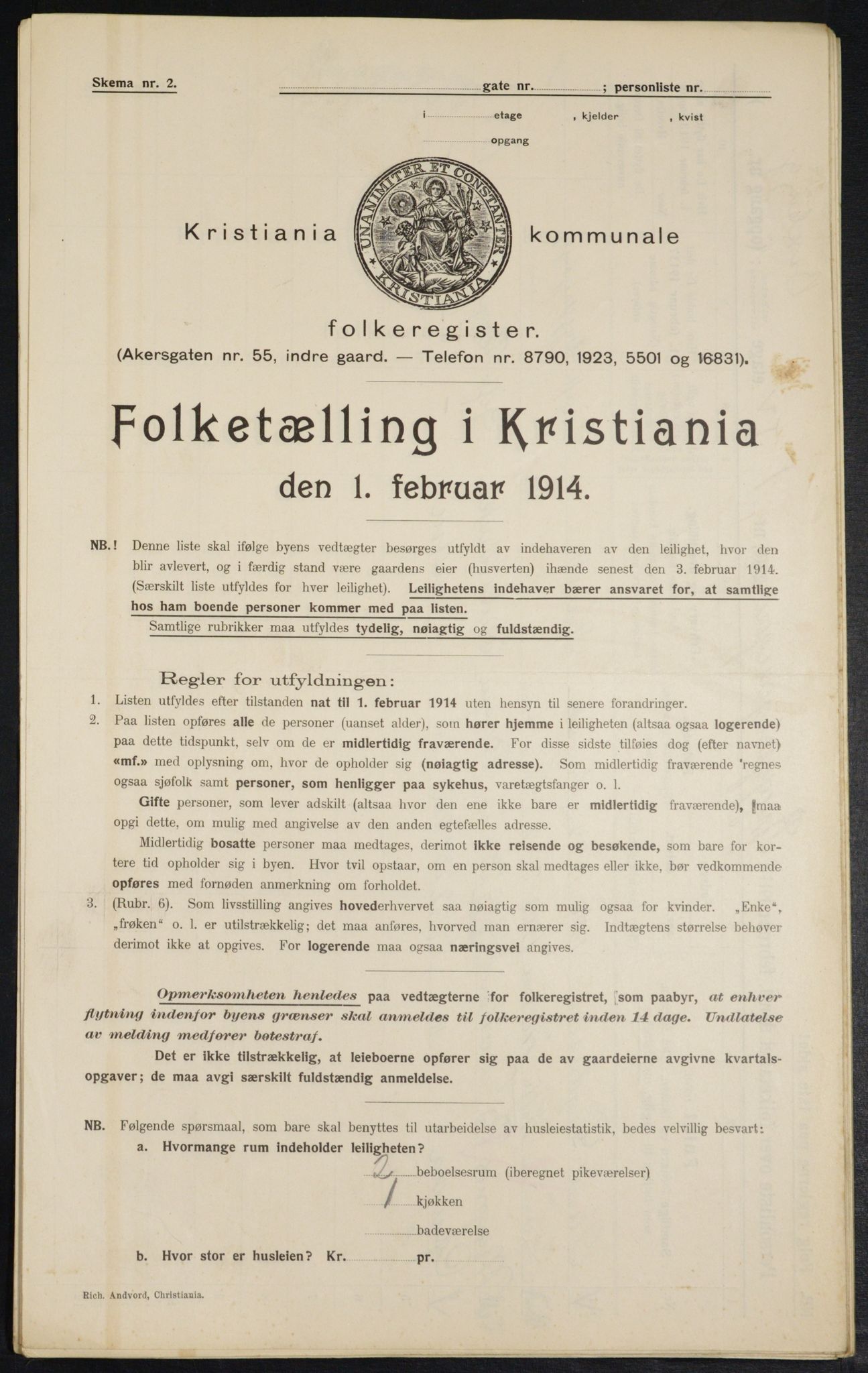 OBA, Municipal Census 1914 for Kristiania, 1914, p. 10003