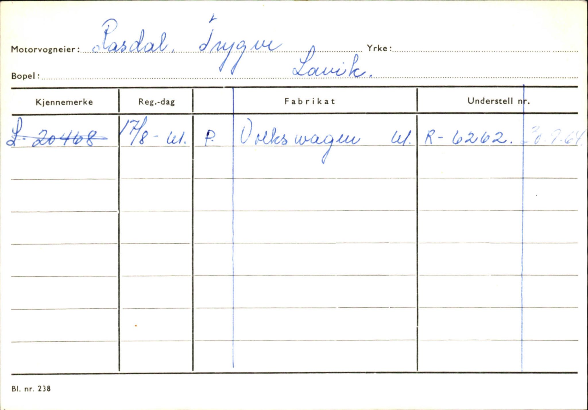 Statens vegvesen, Sogn og Fjordane vegkontor, AV/SAB-A-5301/4/F/L0131: Eigarregister Høyanger P-Å. Stryn S-Å, 1945-1975, p. 32