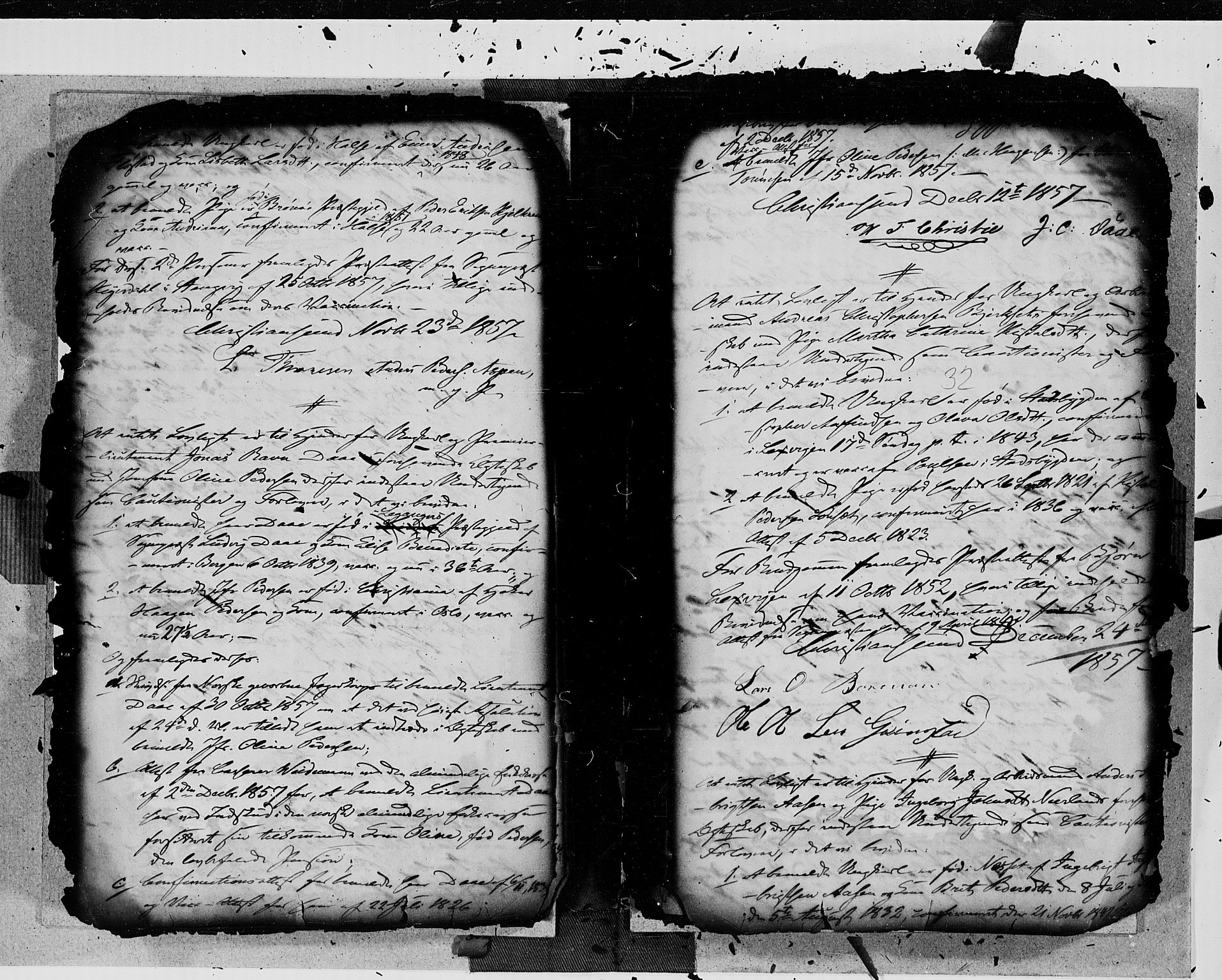 Kristiansund sokneprestkontor, AV/SAT-A-1068/1/I/I1: Best man's statements no. 17, 1855-1869, p. 32