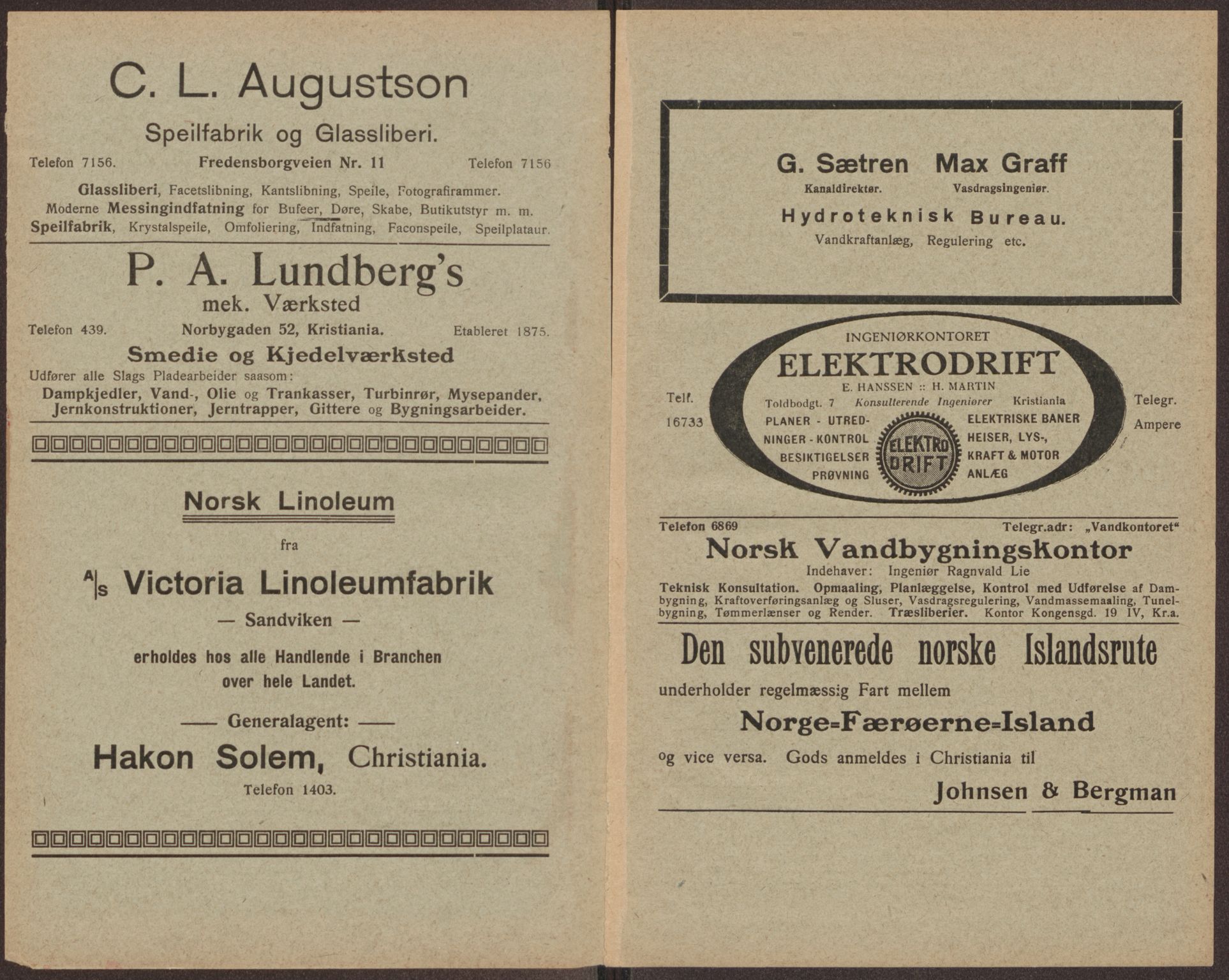 Kristiania/Oslo adressebok, PUBL/-, 1913, p. 1816