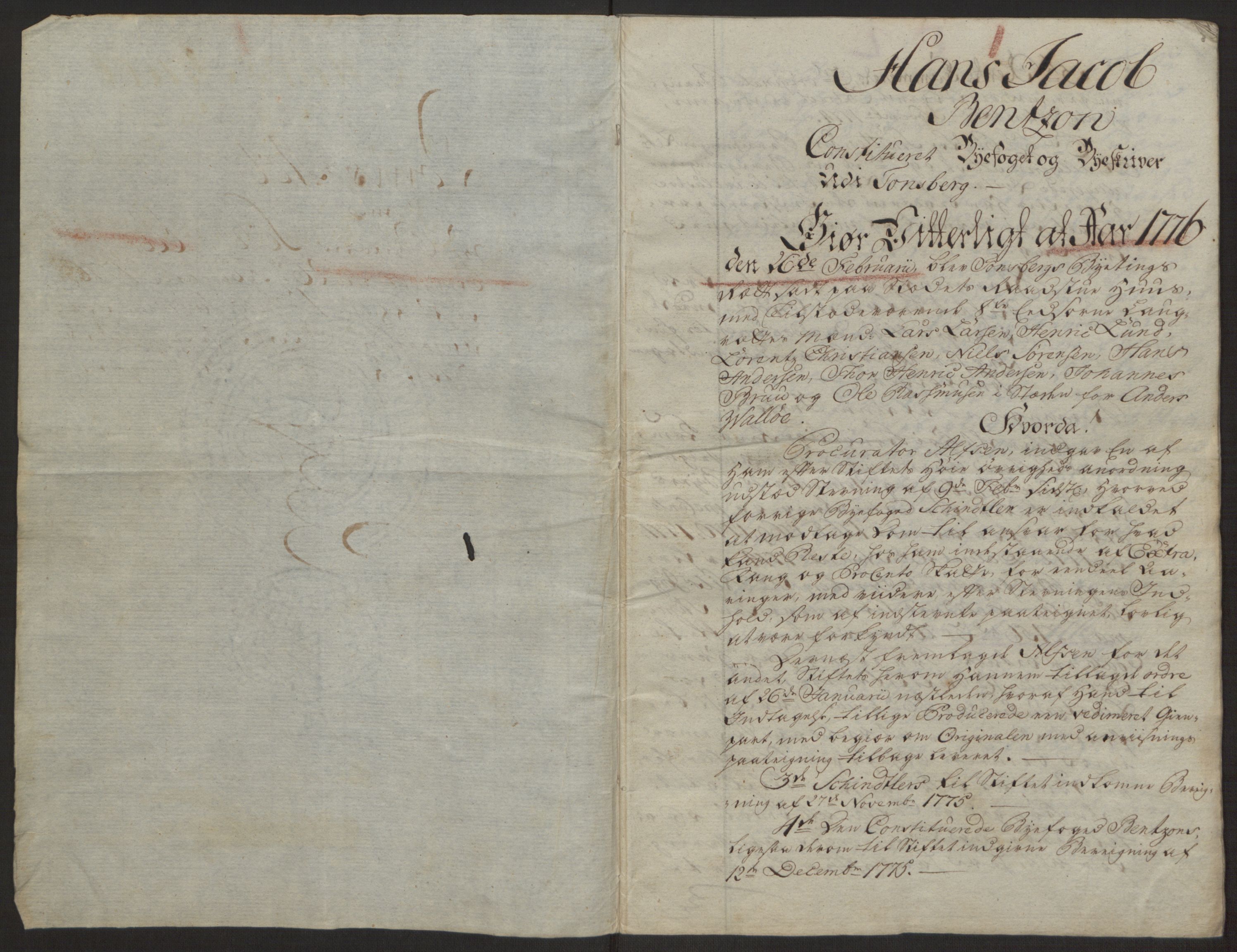 Rentekammeret inntil 1814, Reviderte regnskaper, Byregnskaper, AV/RA-EA-4066/R/Rh/L0162/0001: [H4] Kontribusjonsregnskap / Ekstraskatt, Tønsberg, 1762-1772, p. 479