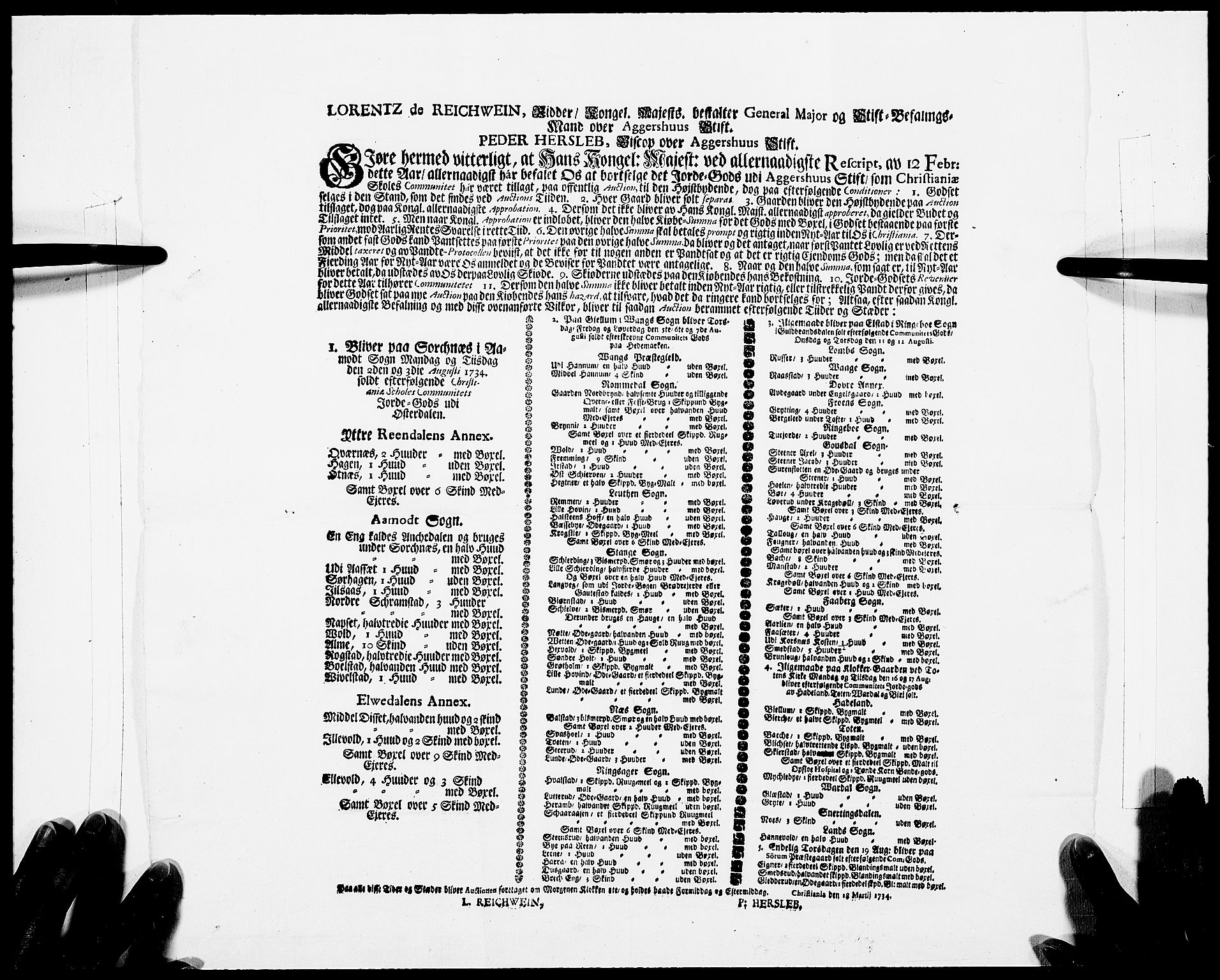 Danske Kanselli 1572-1799, AV/RA-EA-3023/F/Fc/Fcc/Fcca/L0116: Norske innlegg 1572-1799, 1734, p. 300