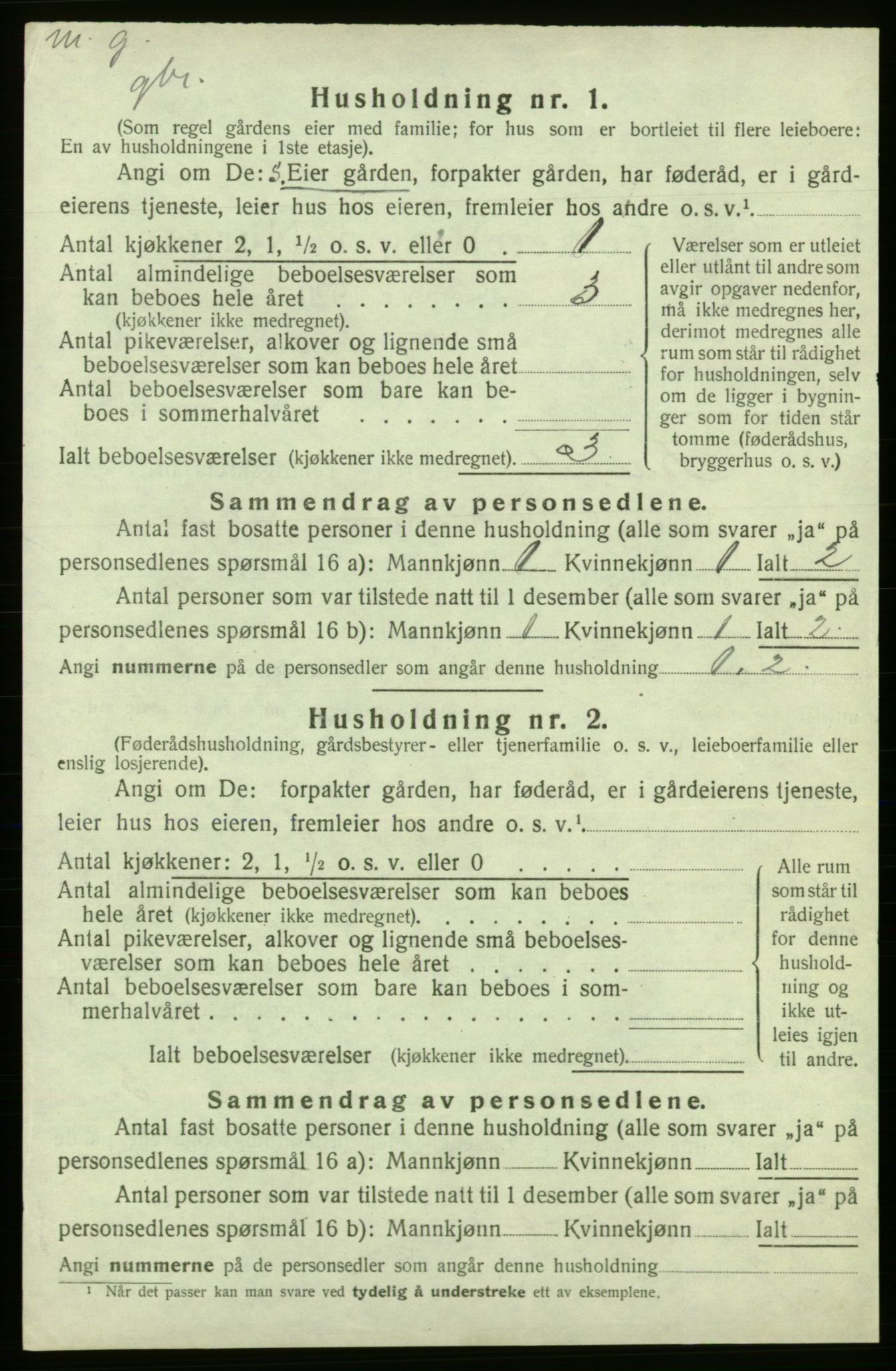 SAB, 1920 census for Kvinnherad, 1920, p. 3010