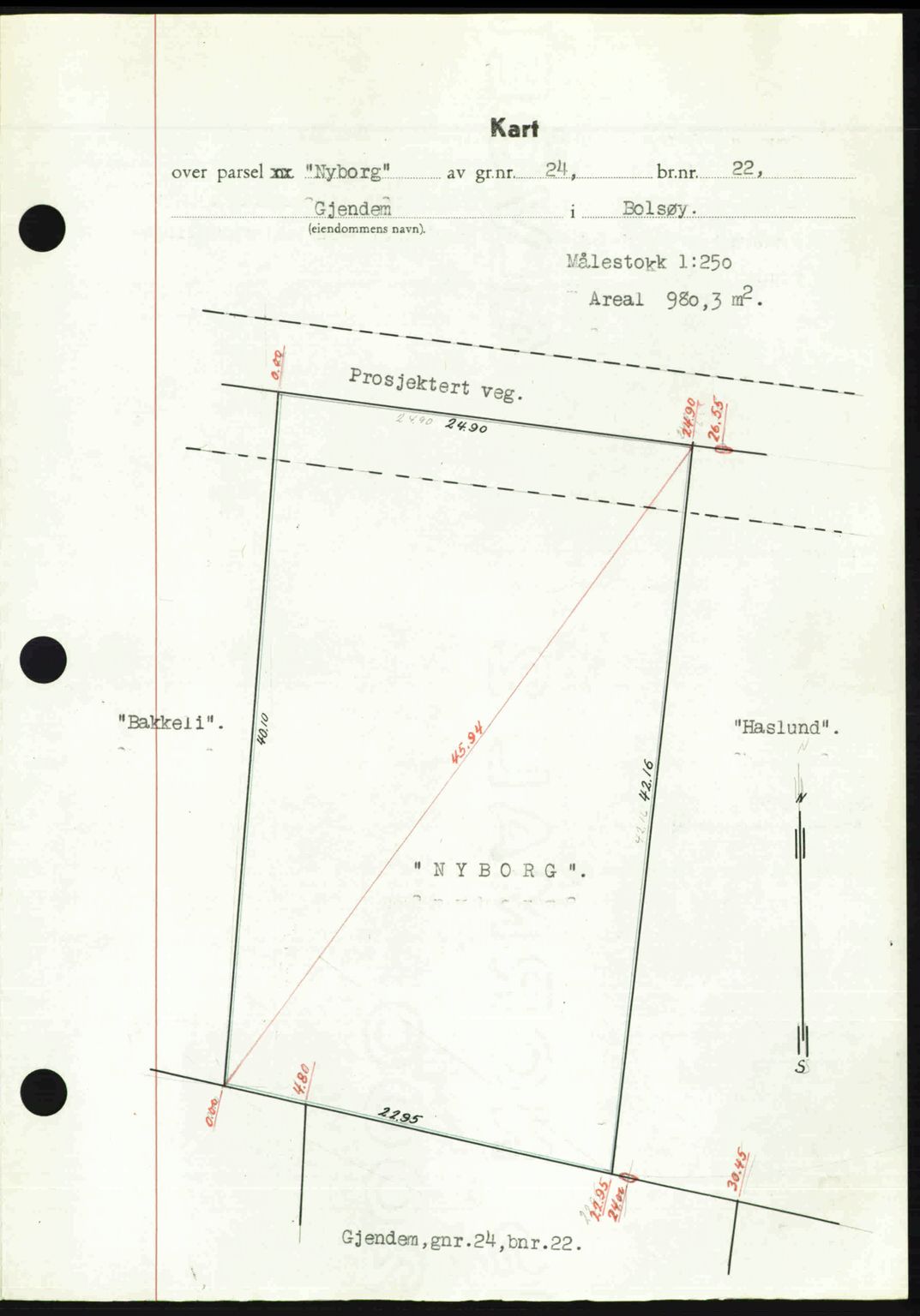 Romsdal sorenskriveri, AV/SAT-A-4149/1/2/2C: Mortgage book no. A30, 1949-1949, Diary no: : 2096/1949