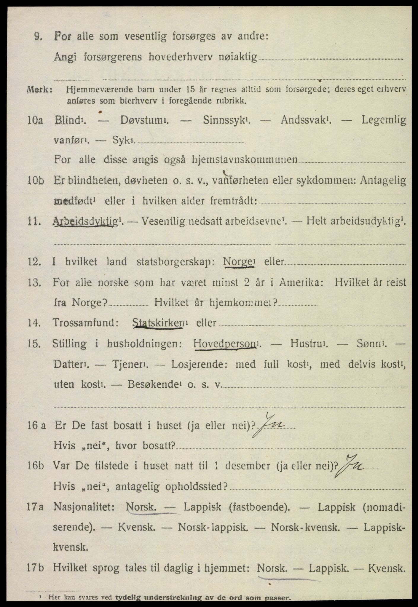 SAT, 1920 census for Inderøy, 1920, p. 5574
