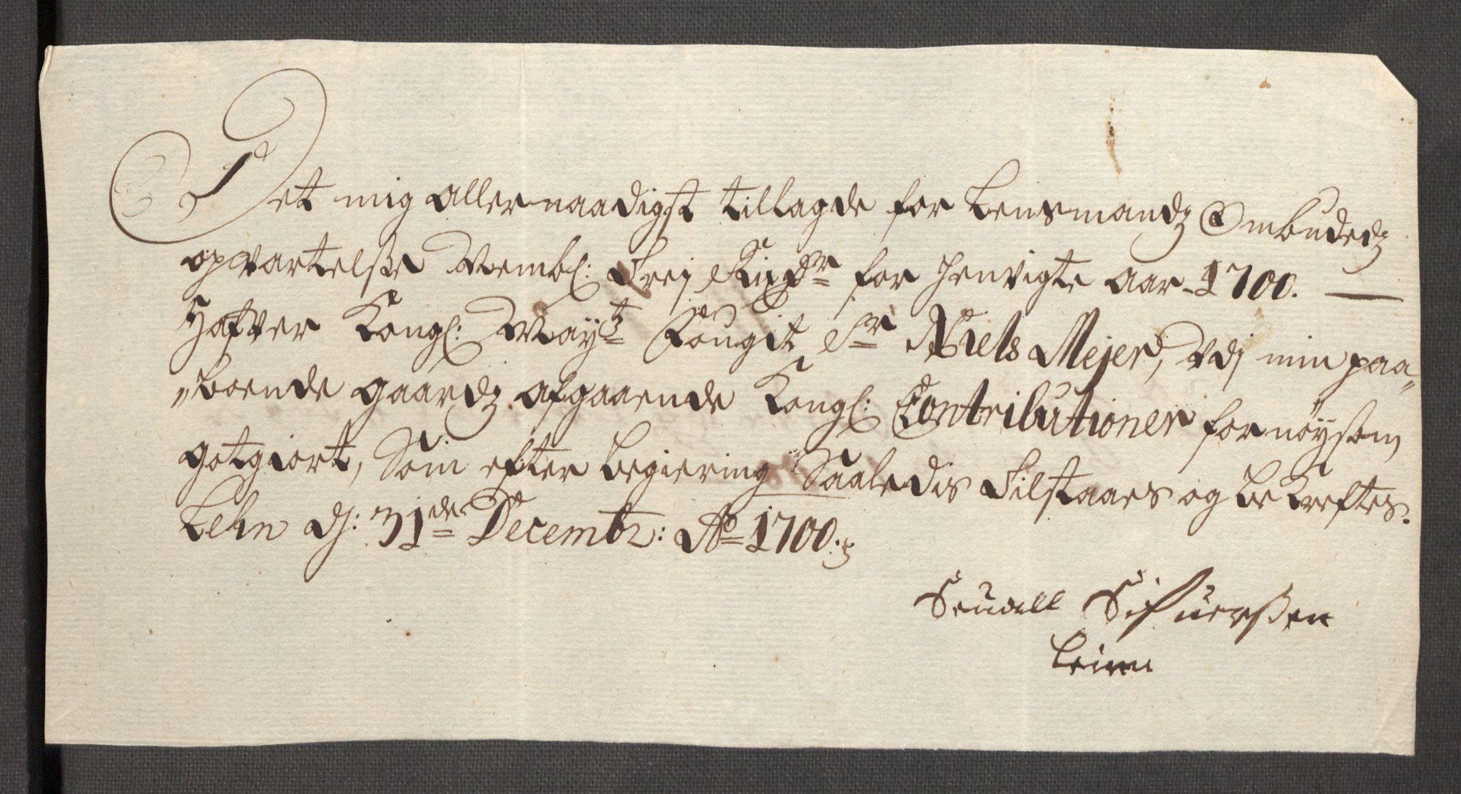 Rentekammeret inntil 1814, Reviderte regnskaper, Fogderegnskap, AV/RA-EA-4092/R62/L4192: Fogderegnskap Stjørdal og Verdal, 1700, p. 236