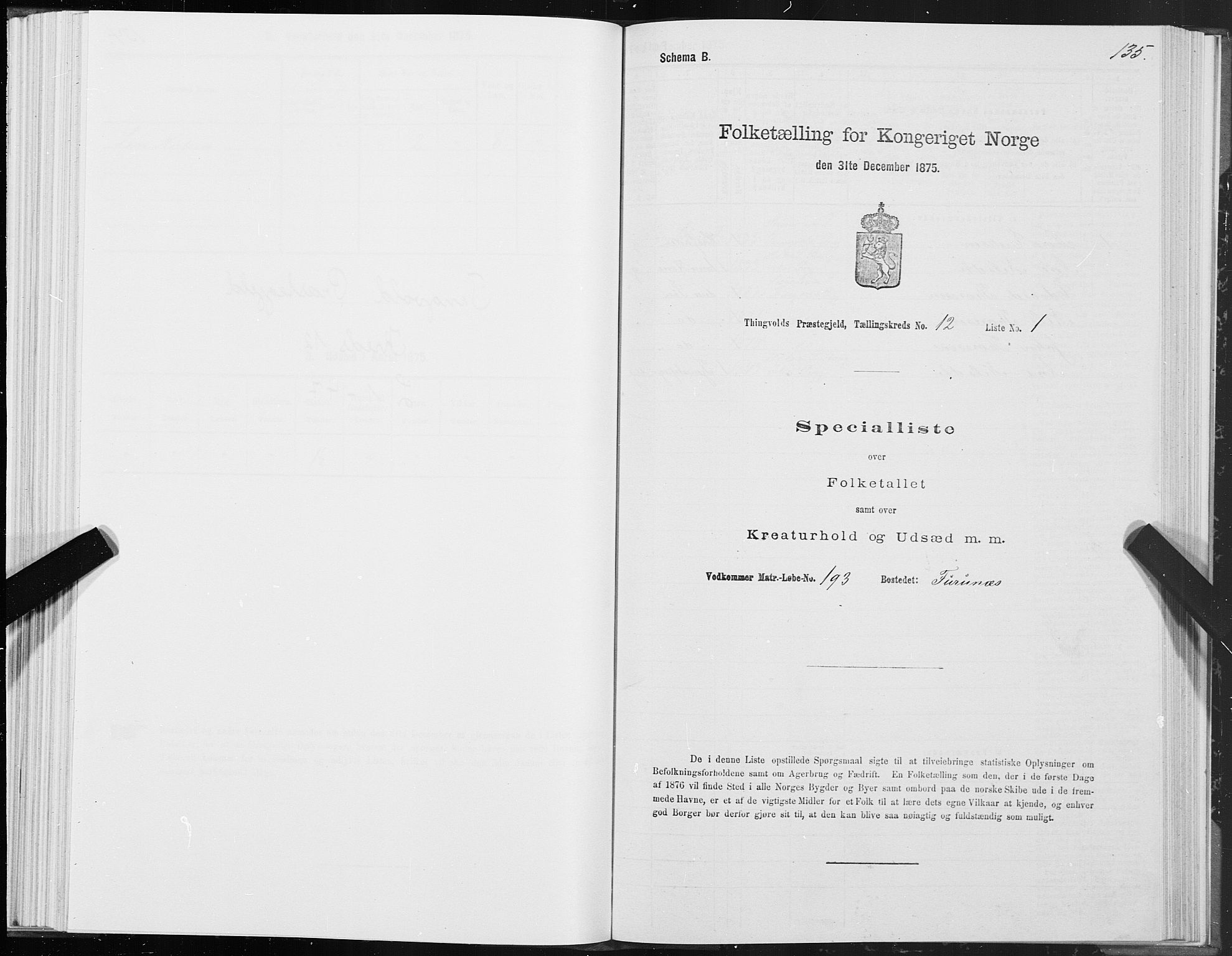 SAT, 1875 census for 1560P Tingvoll, 1875, p. 4135