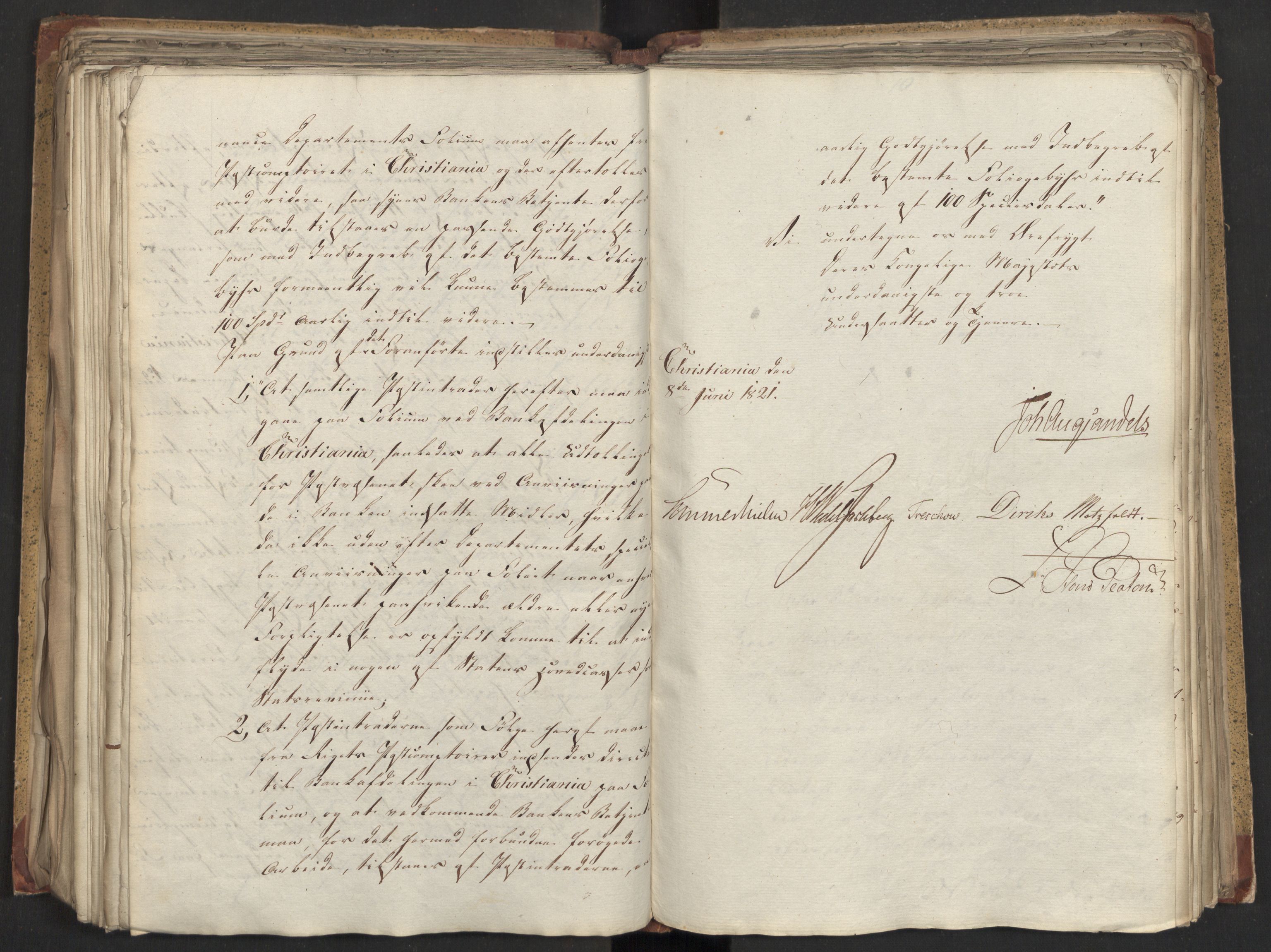 Statsrådsavdelingen i Stockholm, RA/S-1003/D/Da/L0026: Regjeringsinnstillinger nr. 5069-5274, 1821, p. 291