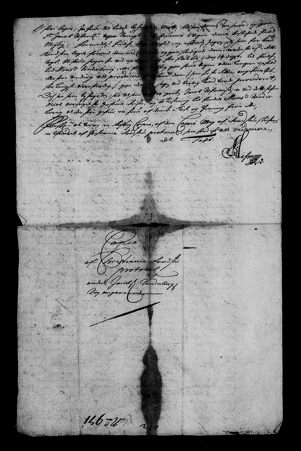 Stattholderembetet 1572-1771, RA/EA-2870/Af/L0001: Avskrifter av vedlegg til originale supplikker, nummerert i samsvar med supplikkbøkene, 1683-1687, p. 124