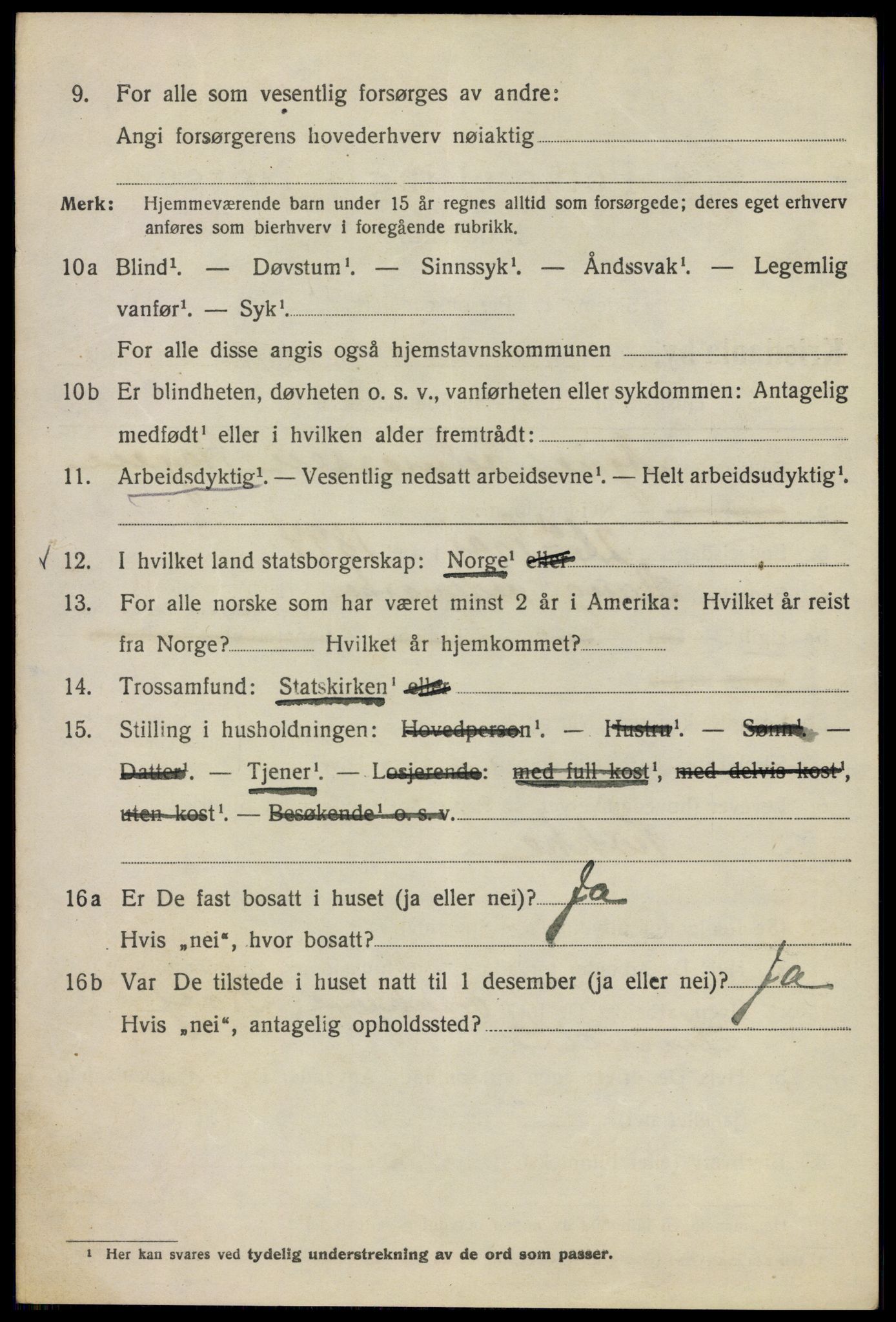 SAO, 1920 census for Kristiania, 1920, p. 571822