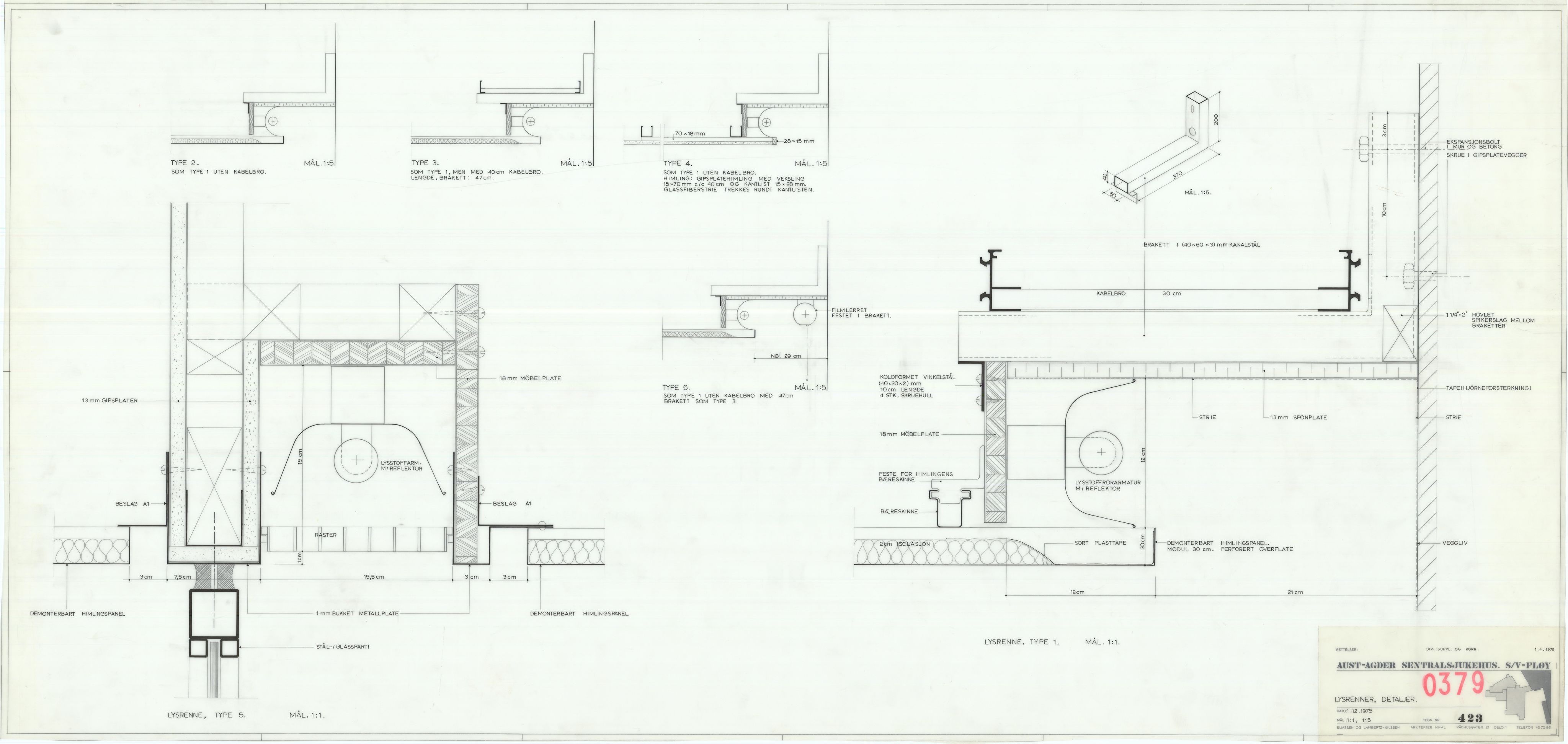 Eliassen og Lambertz-Nilssen Arkitekter, AAKS/PA-2983/T/T03/L0007: Tegningskogger 379, 1974-1978, p. 17